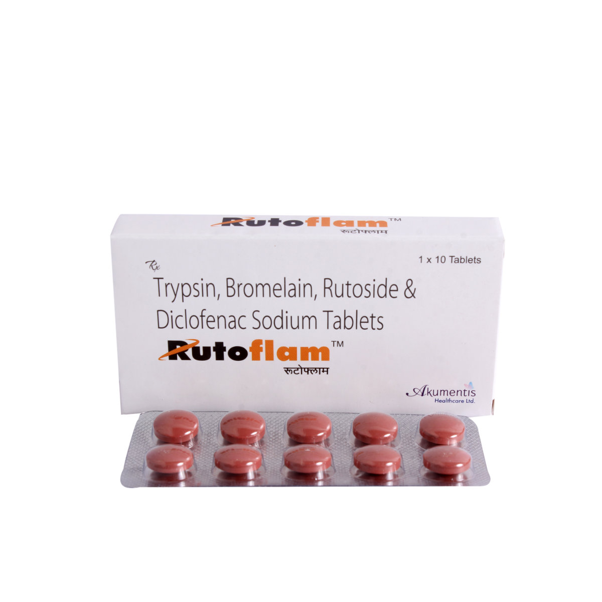 Rutoflam Tablet 10's, Pack of 10 Rutoflam Tablet 10's, Pack of 10