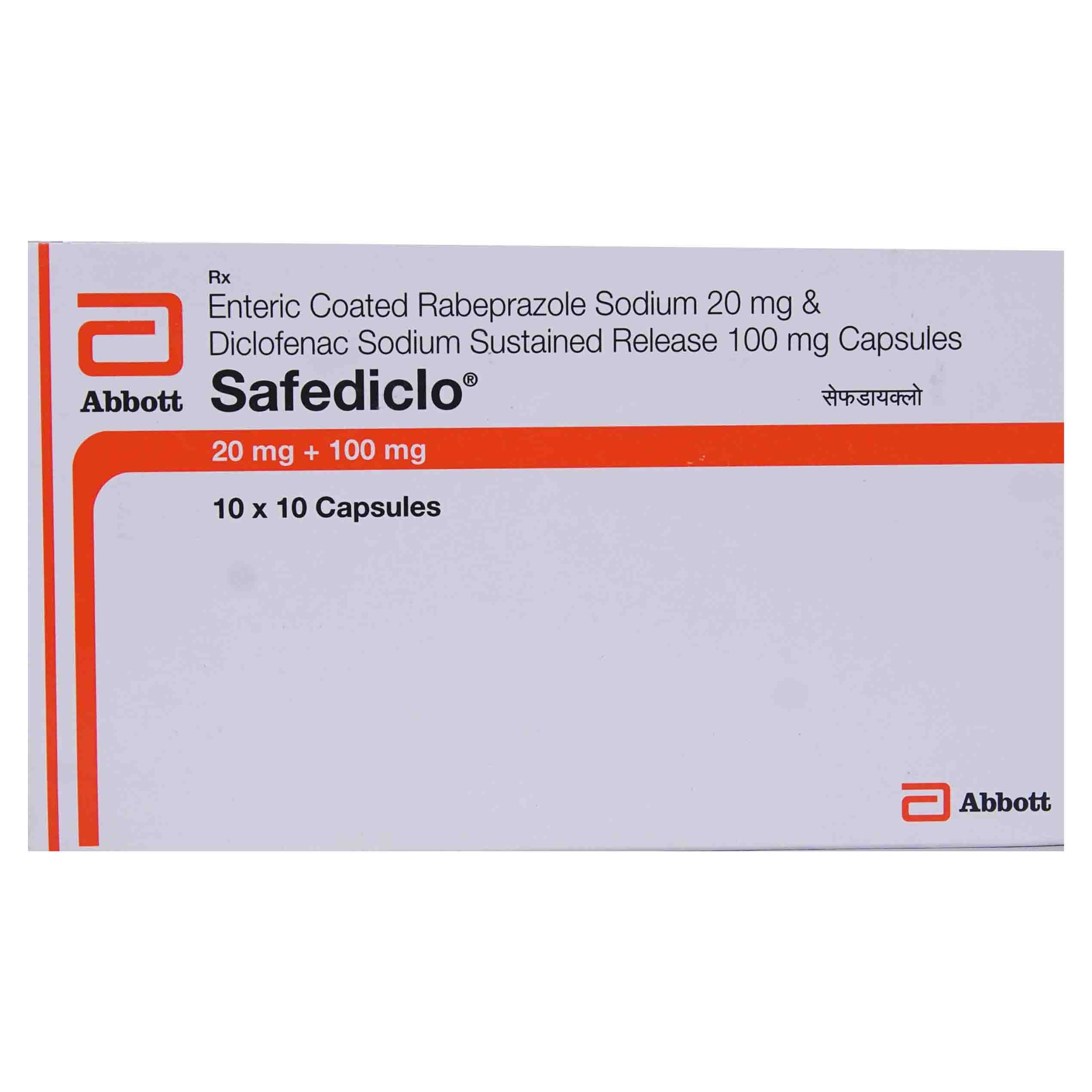 Safediclo Capsule 10's, Pack of 10 Safediclo Capsule 10's, Pack of 10