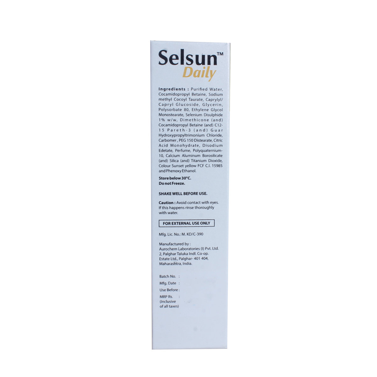 Selsun Shampoo 60 ml, Pack of 1 Selsun Shampoo 60 ml, Pack of 1