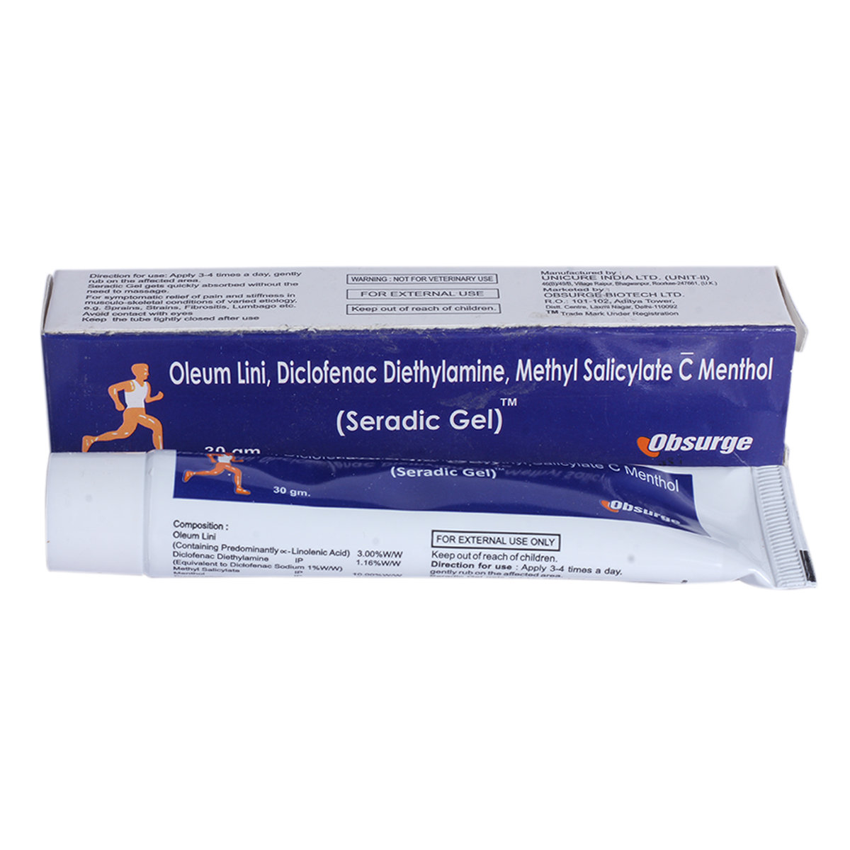 Seradic Gel 30 gm, Pack of 1 Gel Seradic Gel 30 gm, Pack of 1 Gel