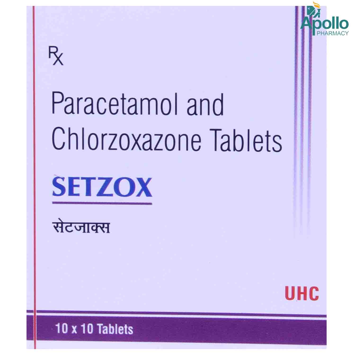 Setzox Tablet 10's, Pack of 10 TabletS Setzox Tablet 10's, Pack of 10 TabletS