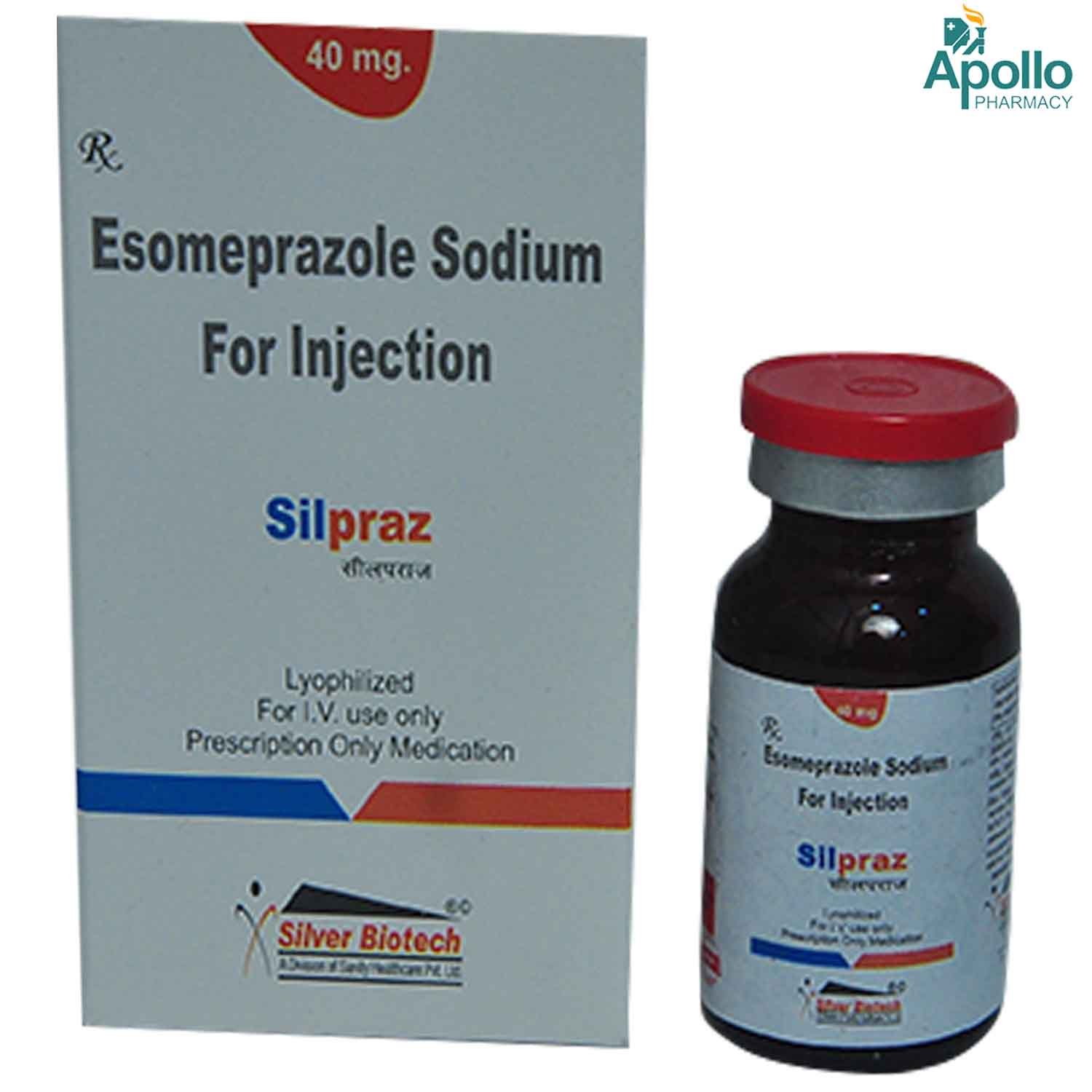 Silpraz 40 mg Injection 1's, Pack of 1 INJECTION Silpraz 40 mg Injection 1's, Pack of 1 INJECTION