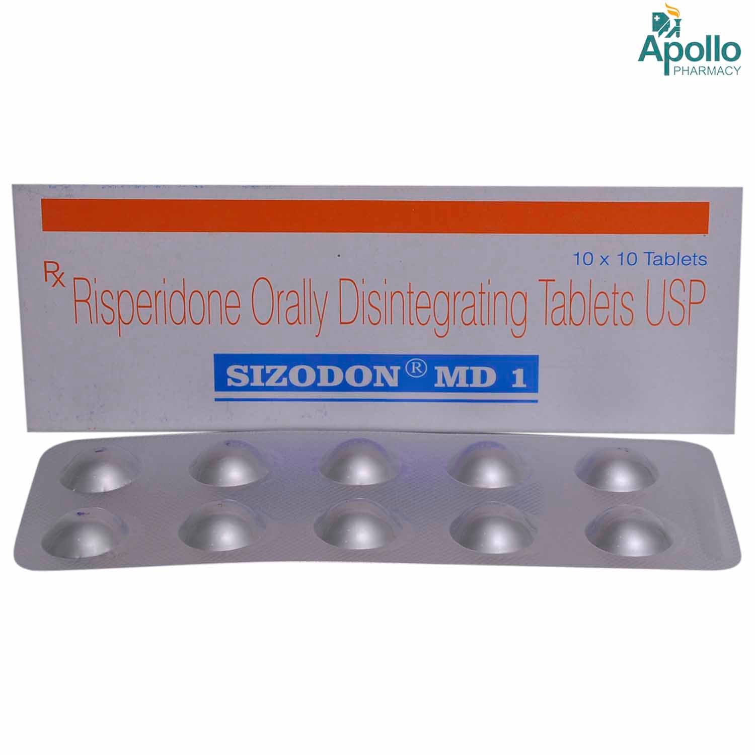 SIZODON MD 1MG TABLET, Pack of 10 TABLETS SIZODON MD 1MG TABLET, Pack of 10 TABLETS
