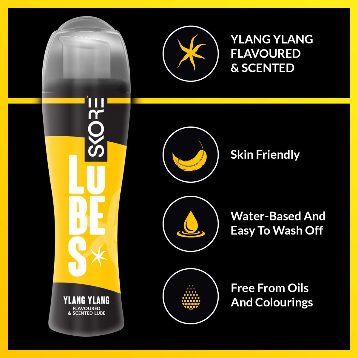 Skore Ylang Ylang Flavour Lube, 50 ml, Pack of 1 Skore Ylang Ylang Flavour Lube, 50 ml, Pack of 1