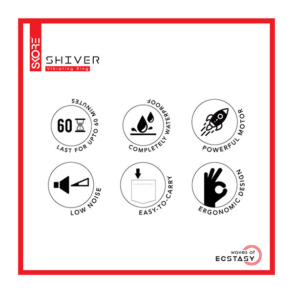 Skore Shiver Massager Ring, 1 Count, Pack of 1 Skore Shiver Massager Ring, 1 Count, Pack of 1