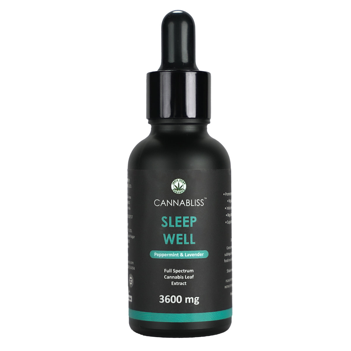 Cannabliss Sleep Well 3600 mg Oil, 30 ml, Pack of 1 Cannabliss Sleep Well 3600 mg Oil, 30 ml, Pack of 1