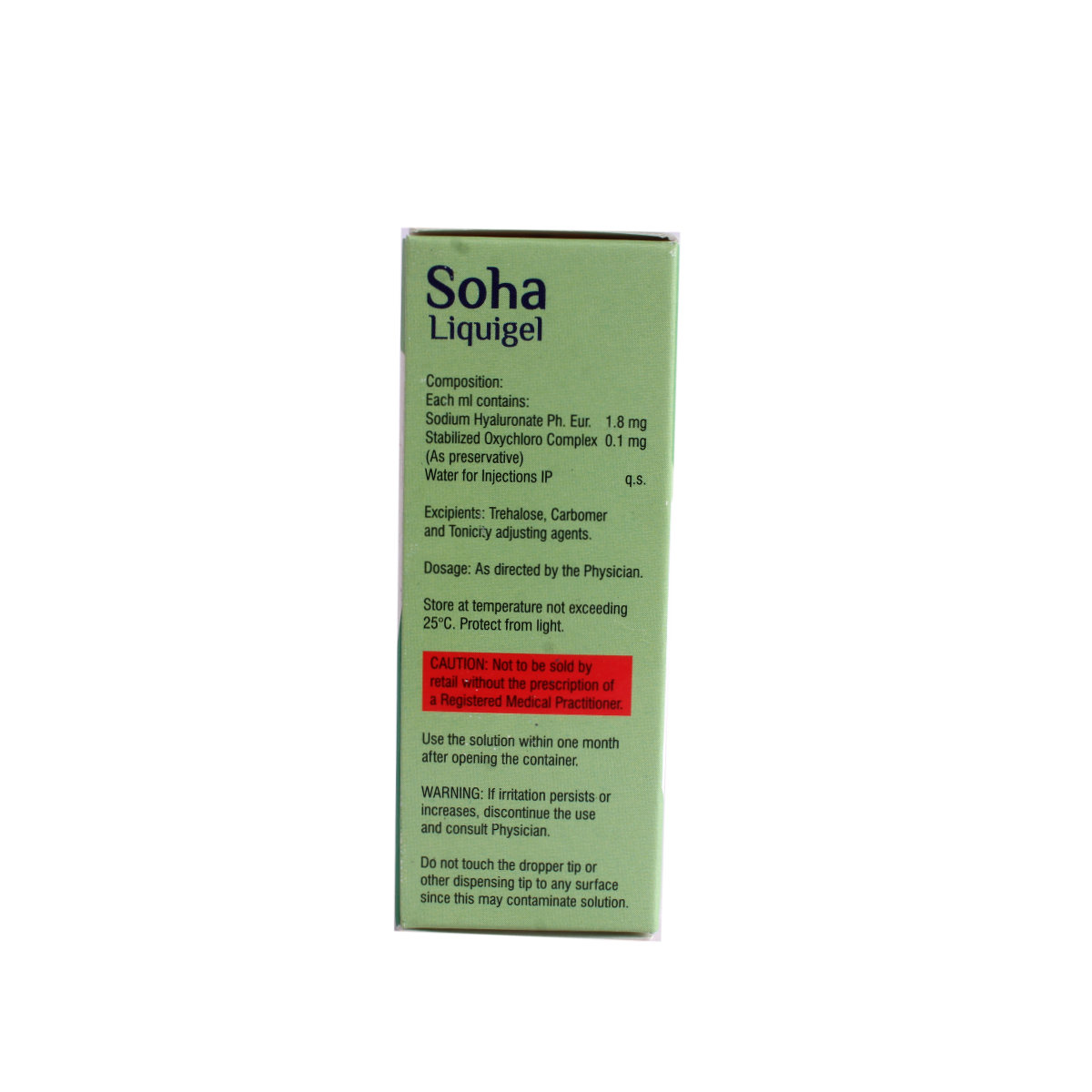 Soha Liquigel Eye Drops 5 ml, Pack of 1 Eye Drops Soha Liquigel Eye Drops 5 ml, Pack of 1 Eye Drops