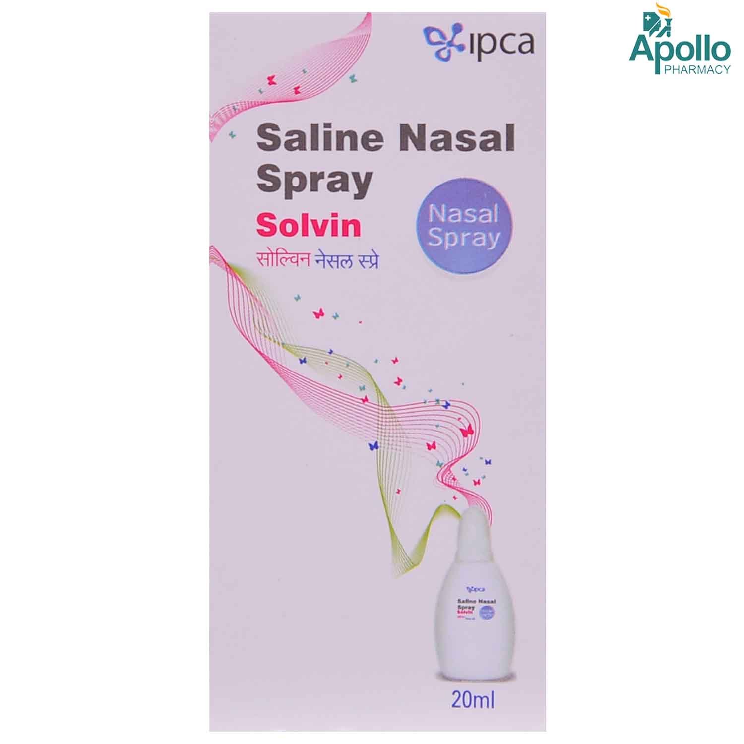 Solvin Nasal Spray 20 ml, Pack of 1 NASAL SPRAY Solvin Nasal Spray 20 ml, Pack of 1 NASAL SPRAY