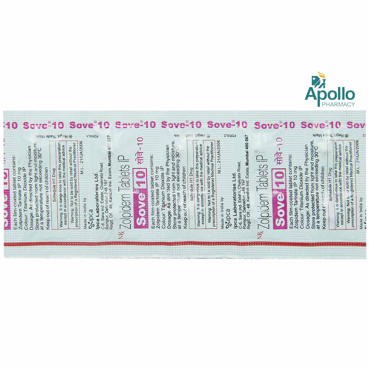 Sove 10 mg Tablet 10's, Pack of 10 TABLETS Sove 10 mg Tablet 10's, Pack of 10 TABLETS