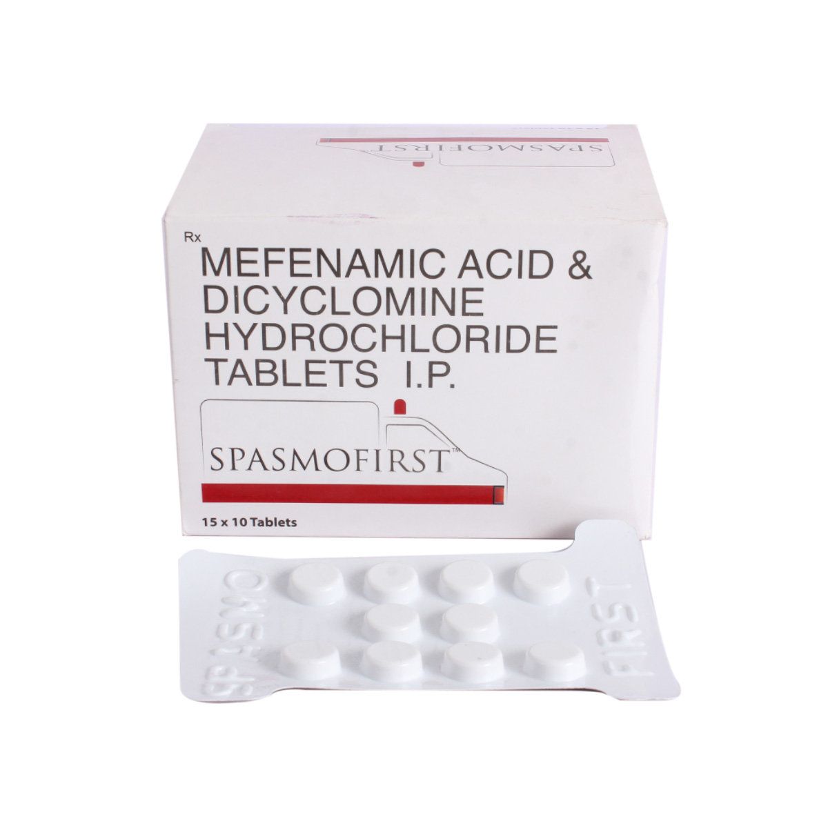 SPASMOFIRST TABLET 10'S, Pack of 10 TabletS SPASMOFIRST TABLET 10'S, Pack of 10 TabletS