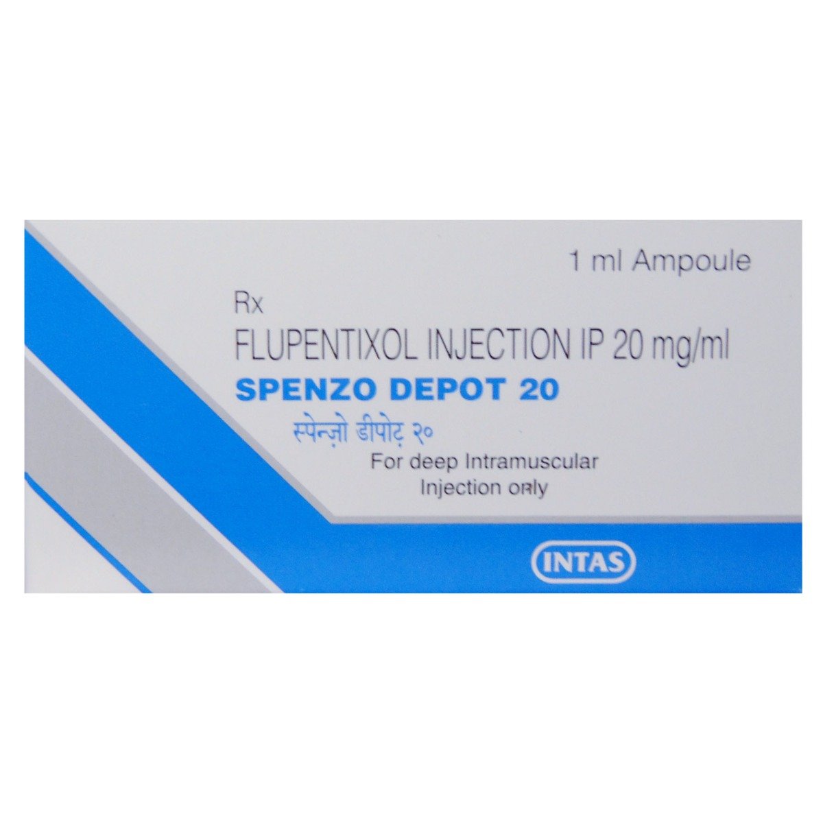 Spenzo Depot 20 Injection 1 ml, Pack of 1 INJECTION Spenzo Depot 20 Injection 1 ml, Pack of 1 INJECTION