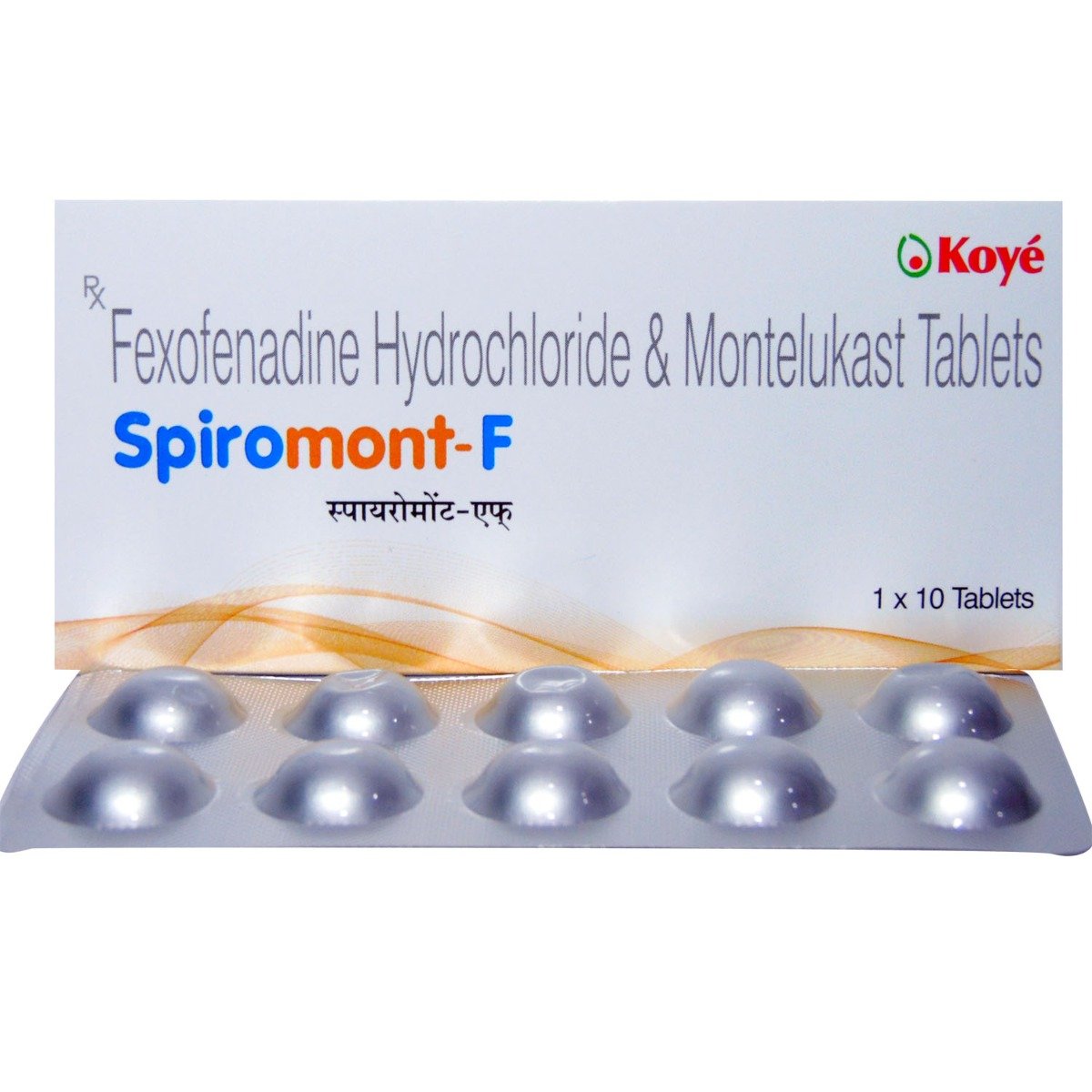 Spiromont-F Tablet 10's, Pack of 10 TABLETS Spiromont-F Tablet 10's, Pack of 10 TABLETS