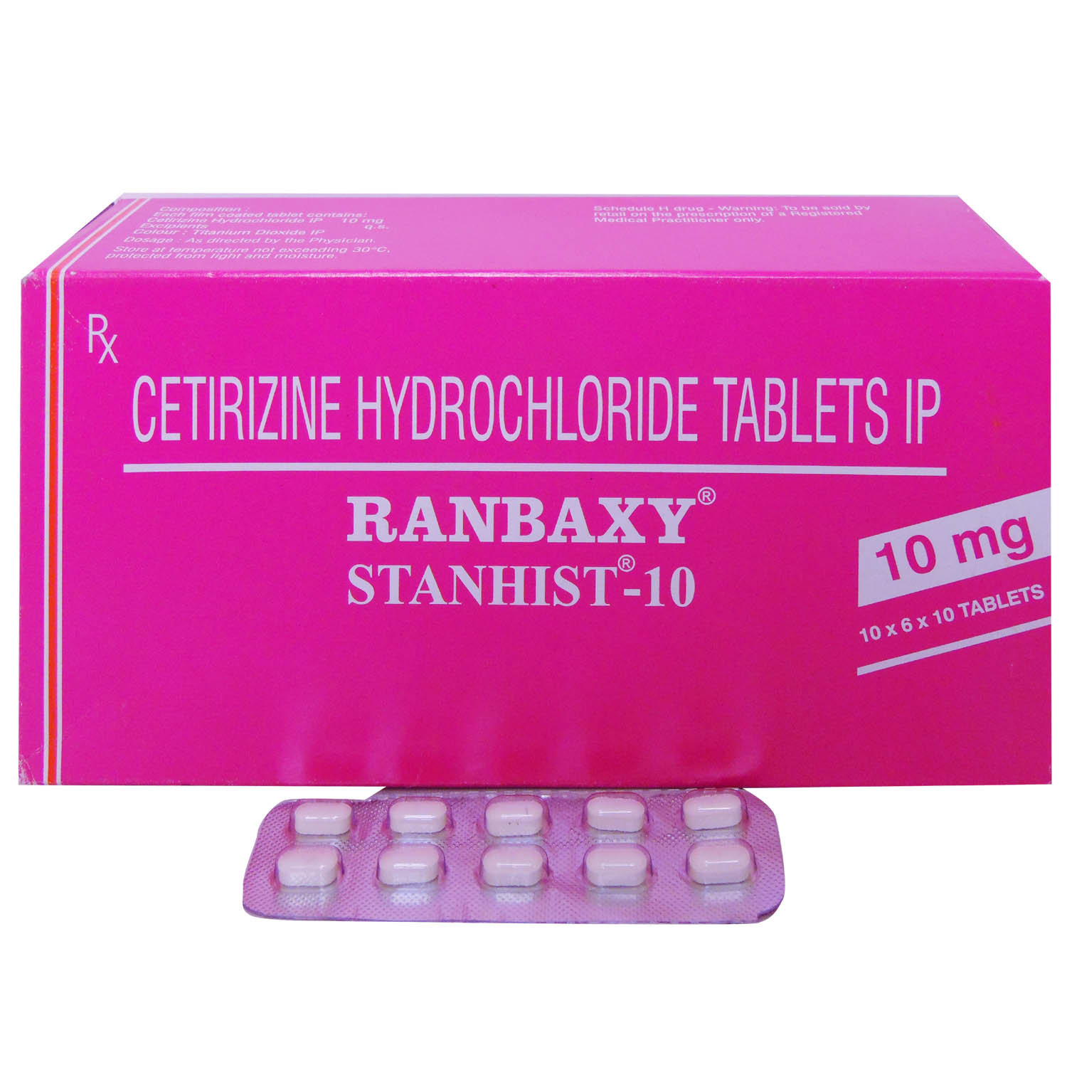 Stanhist 10 Tablet 10's, Pack of 10 TABLETS Stanhist 10 Tablet 10's, Pack of 10 TABLETS
