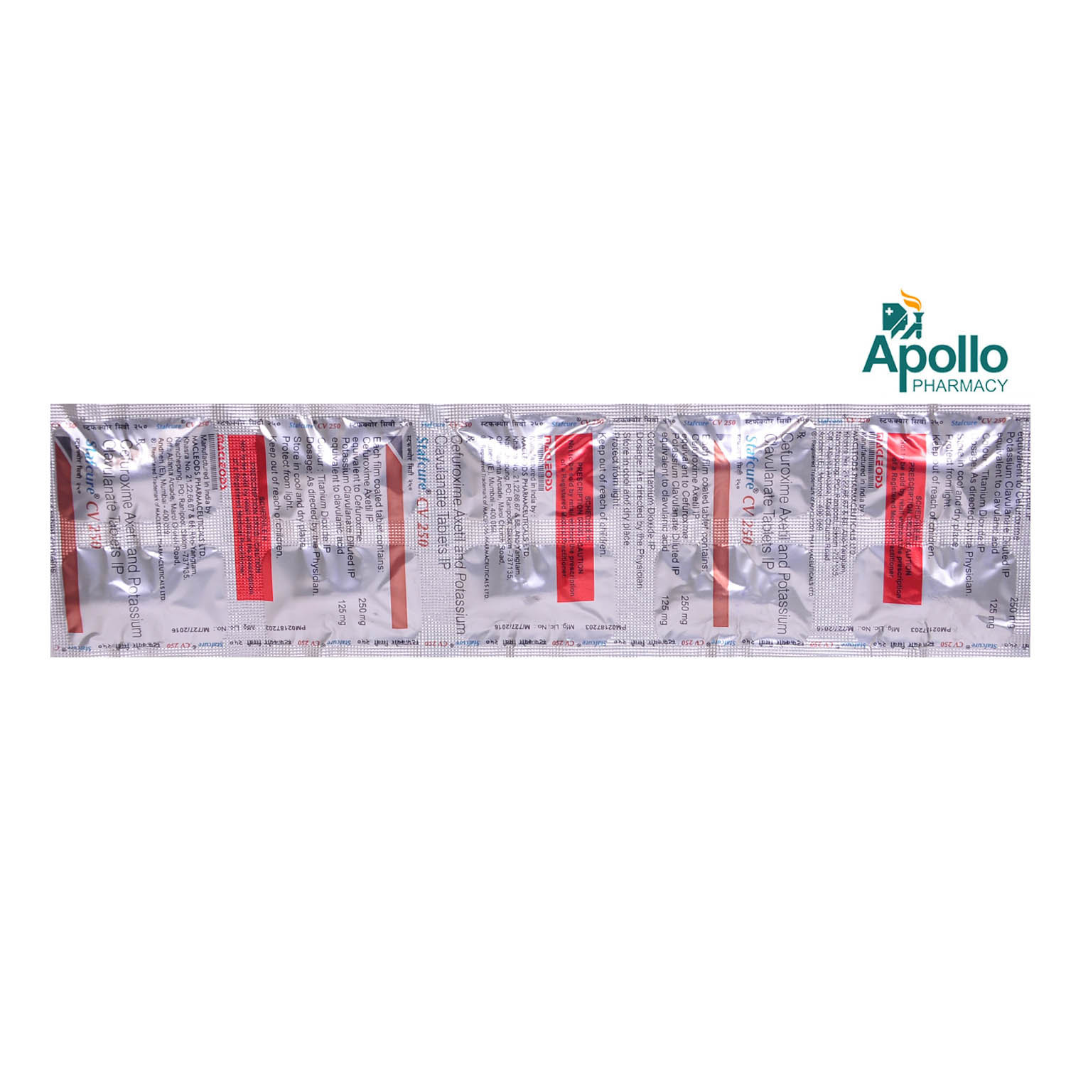 Stafcure CV 250 Tablet 10's, Pack of 10 TABLETS Stafcure CV 250 Tablet 10's, Pack of 10 TABLETS