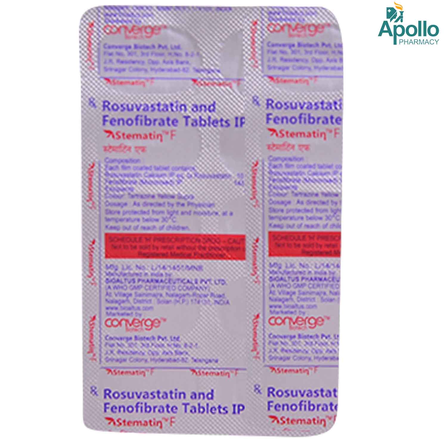 STEMATIN 10MG TABLET, Pack of 10 TABLETS STEMATIN 10MG TABLET, Pack of 10 TABLETS