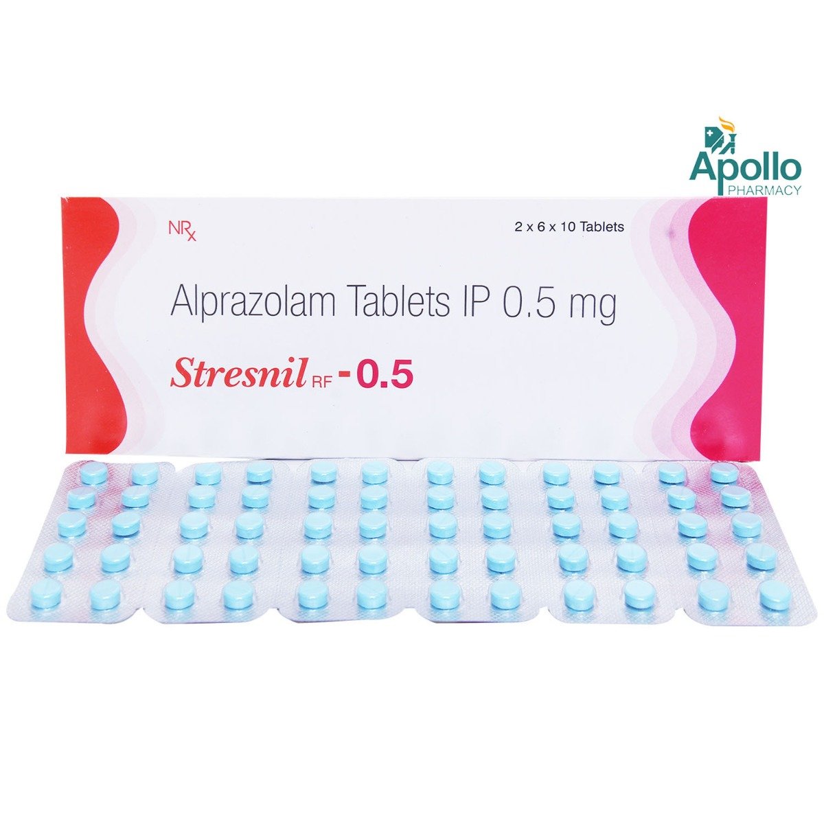 Stresnil 0.5 Tablet 10's, Pack of 10 TABLETS Stresnil 0.5 Tablet 10's, Pack of 10 TABLETS