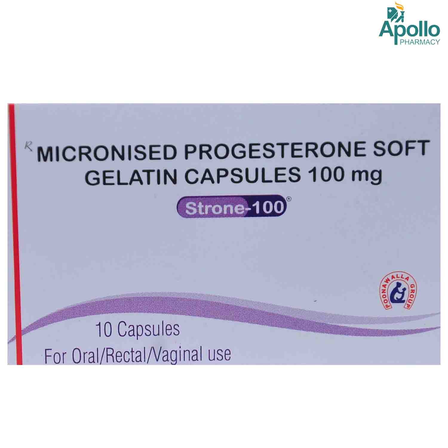 Strone-100 Capsule 10's, Pack of 10 CapsuleS Strone-100 Capsule 10's, Pack of 10 CapsuleS