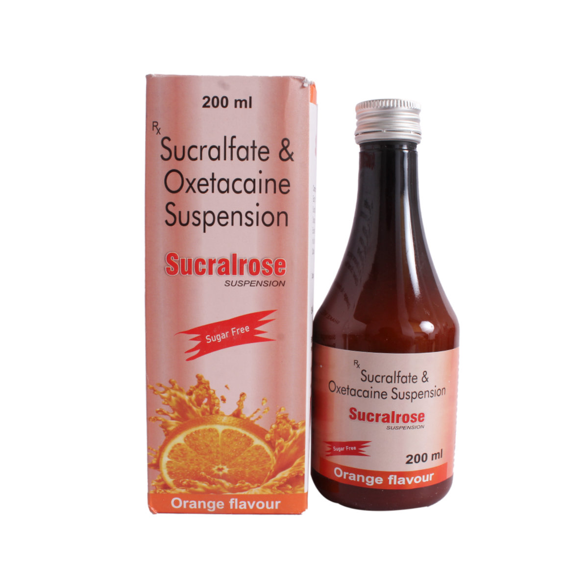 Sucralrose Orange Flavour Suspension 200 ml, Pack of 1 Sucralrose Orange Flavour Suspension 200 ml, Pack of 1
