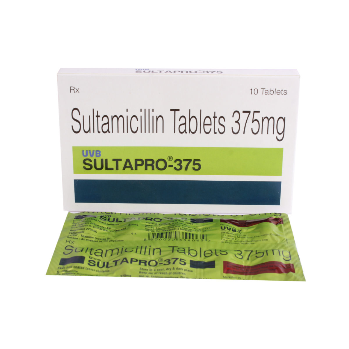 Sultapro-375 Tablet 10's, Pack of 10 TabletS Sultapro-375 Tablet 10's, Pack of 10 TabletS