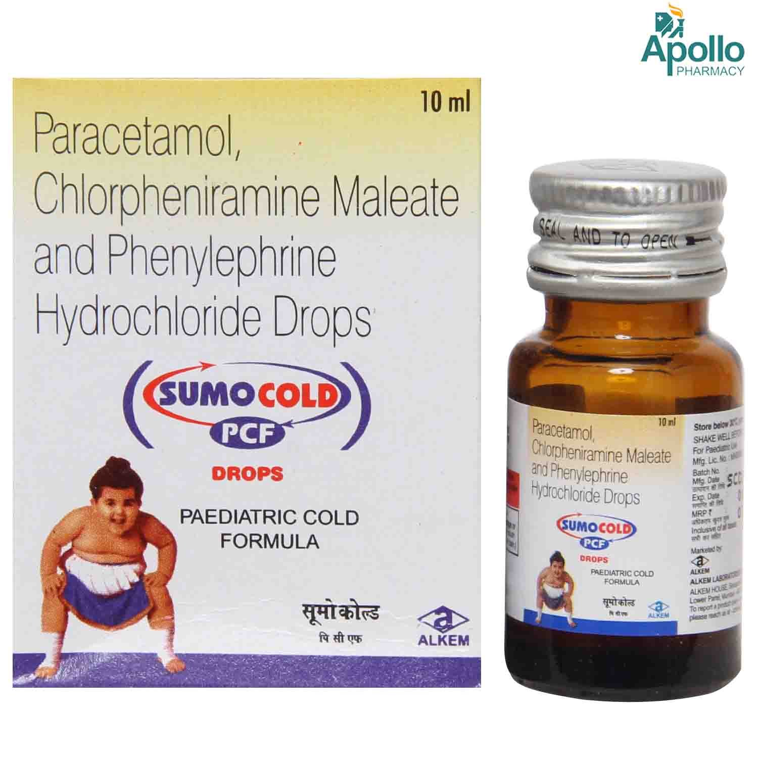 Sumo Cold Pcf Drops 10 ml, Pack of 1 Sumo Cold Pcf Drops 10 ml, Pack of 1