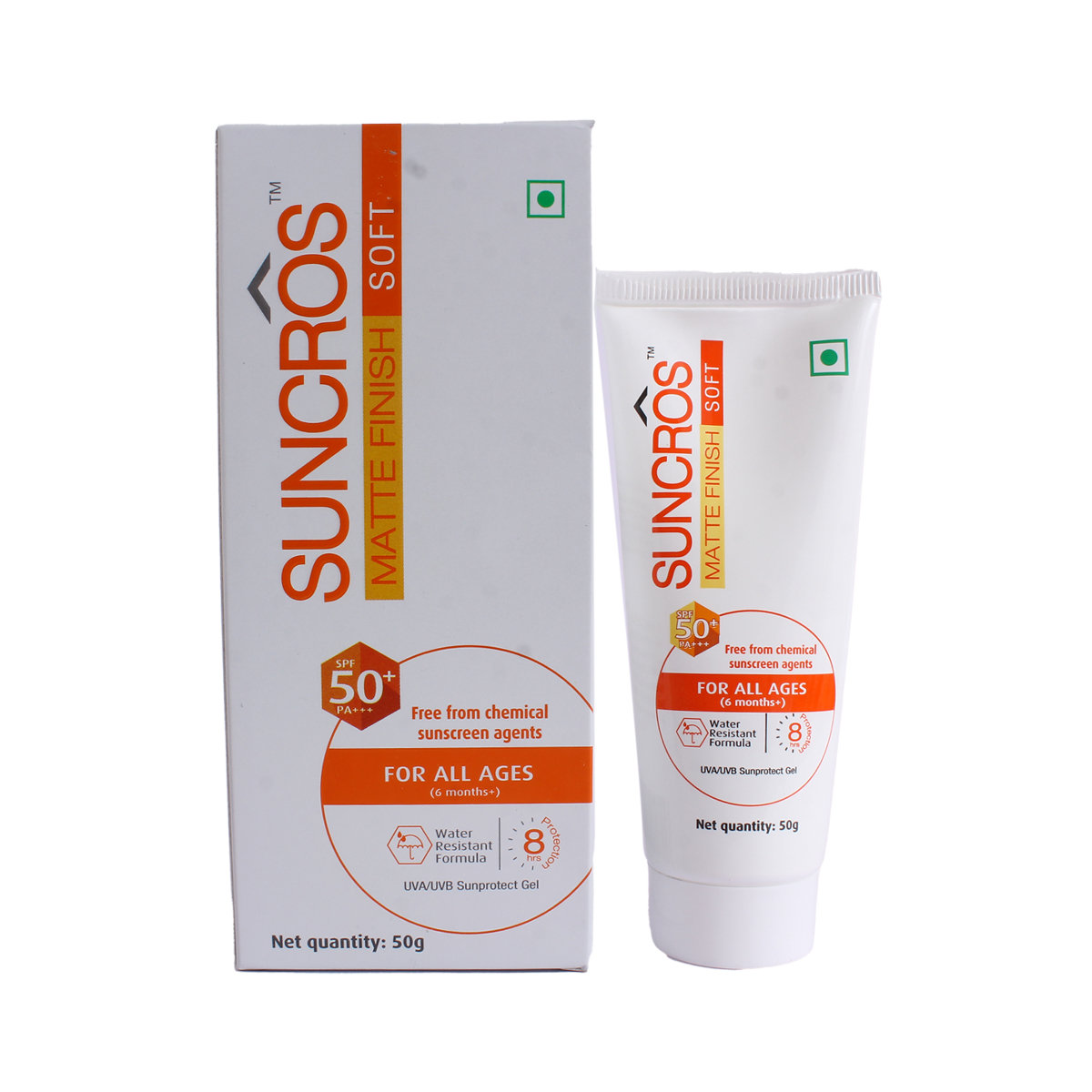 Suncros Matte Finish Soft Lotion SPF 50+ PA+++, 50 gm, Pack of 1 Suncros Matte Finish Soft Lotion SPF 50+ PA+++, 50 gm, Pack of 1