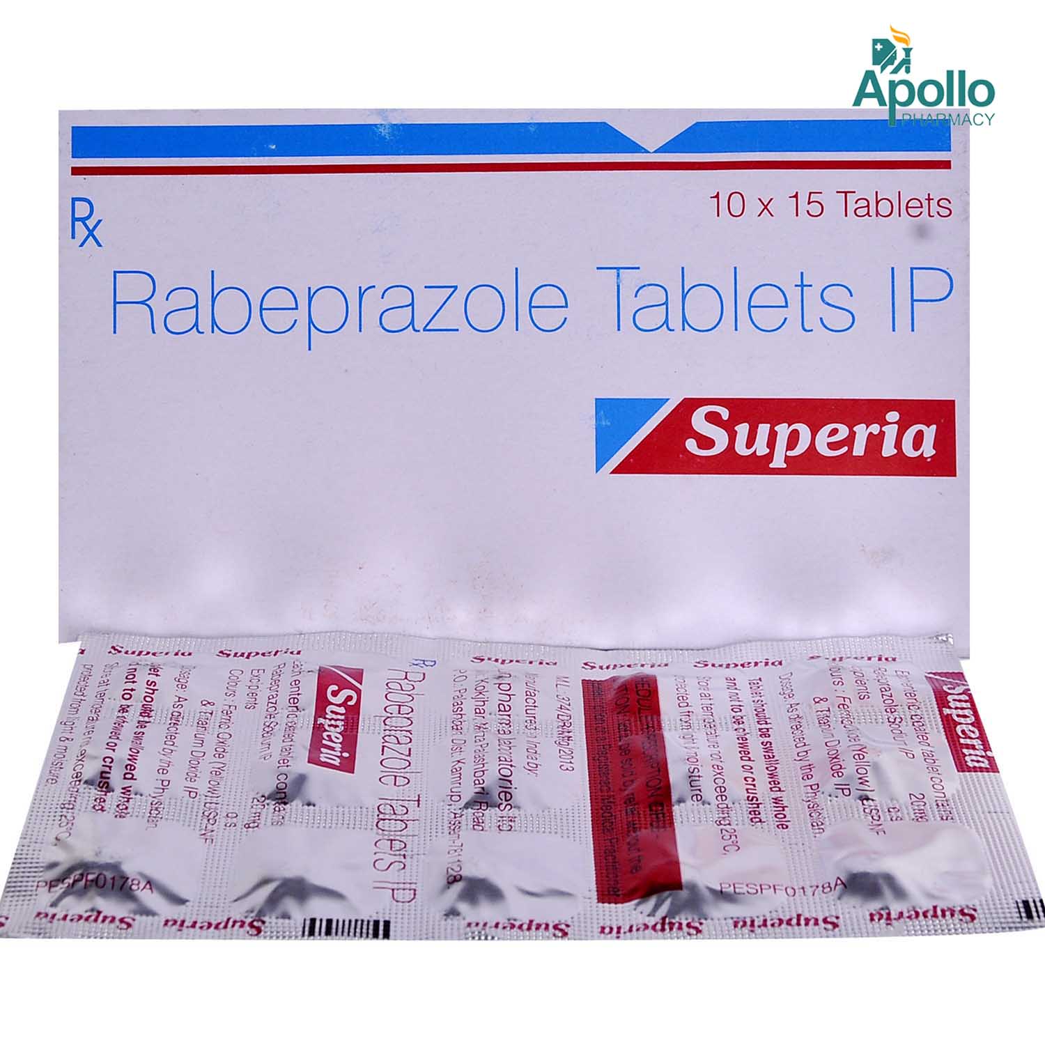 Superia Tablet 15's, Pack of 15 TABLETS Superia Tablet 15's, Pack of 15 TABLETS