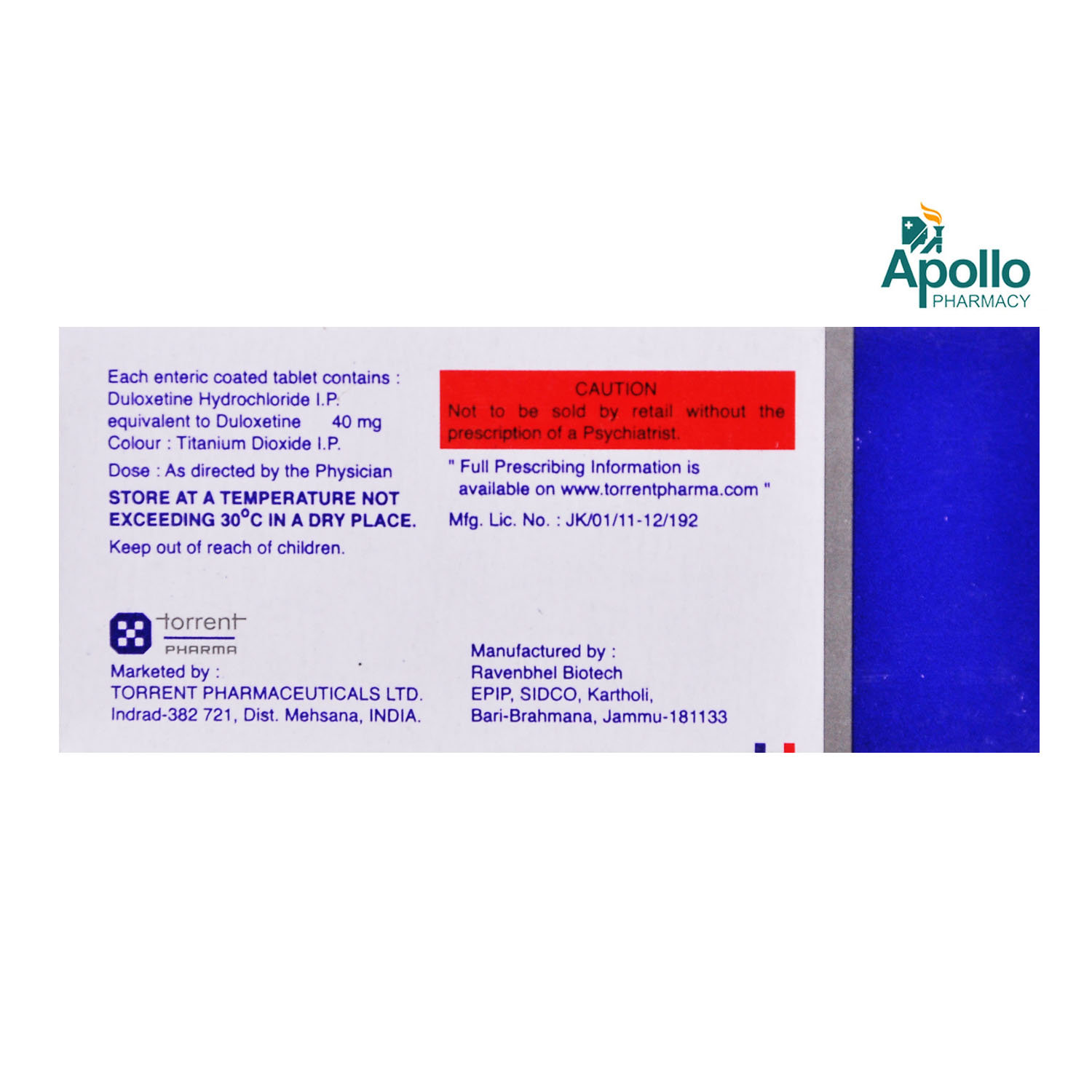 Symbal 40 Tablet 10's, Pack of 10 TABLETS Symbal 40 Tablet 10's, Pack of 10 TABLETS