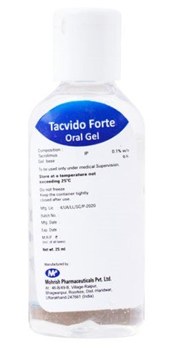 Tacvido Forte Oral Gel 25 ml, Pack of 1 Gel Tacvido Forte Oral Gel 25 ml, Pack of 1 Gel