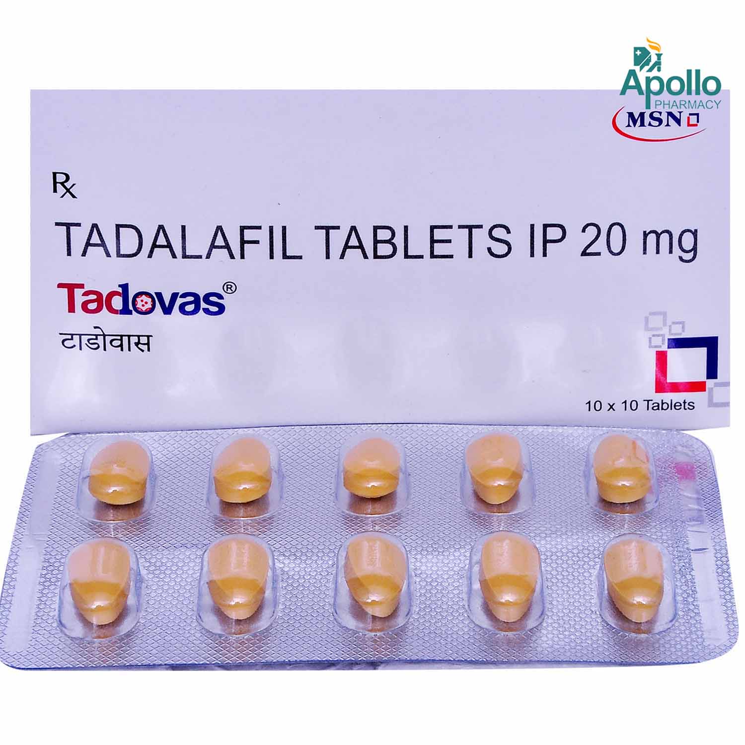 Tadovas Tablet 10's, Pack of 10 TABLETS Tadovas Tablet 10's, Pack of 10 TABLETS