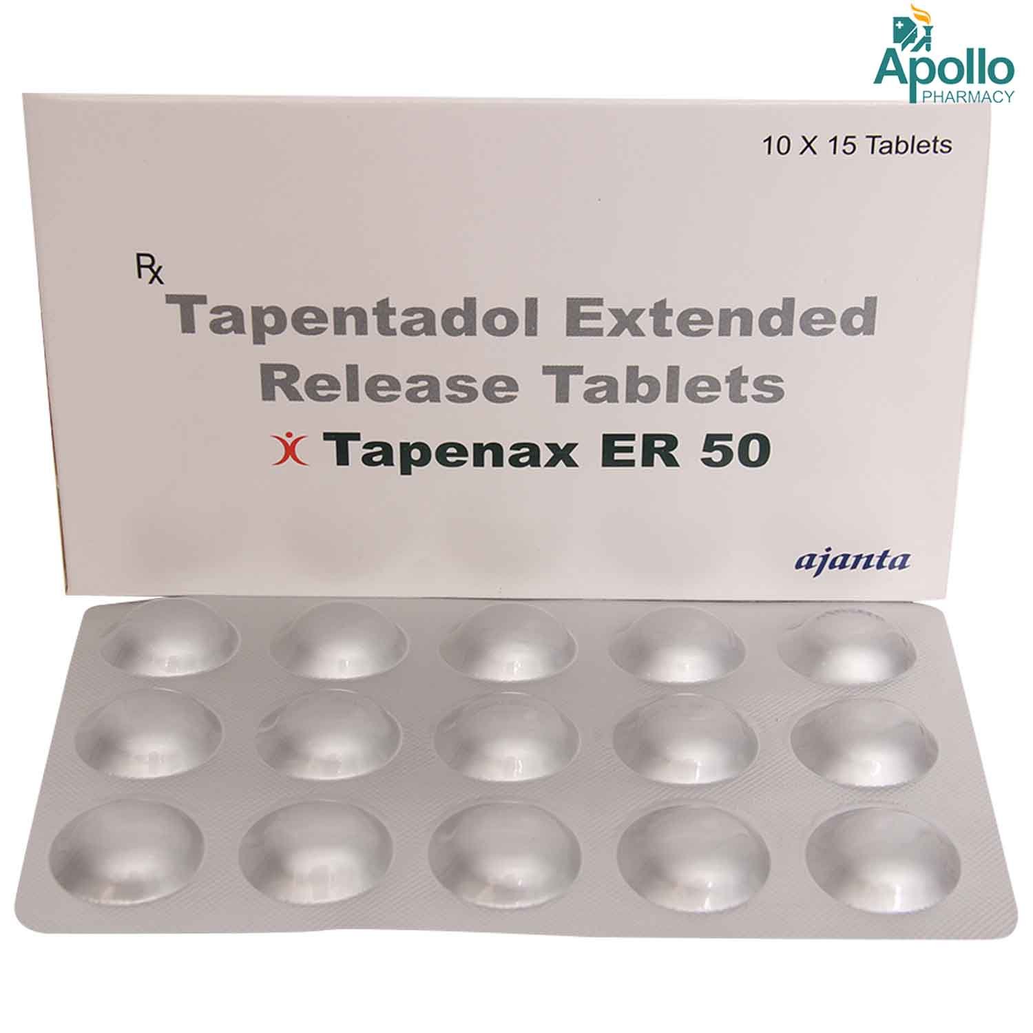 Tapenax ER 50 Tablet 15's, Pack of 15 TabletS Tapenax ER 50 Tablet 15's, Pack of 15 TabletS