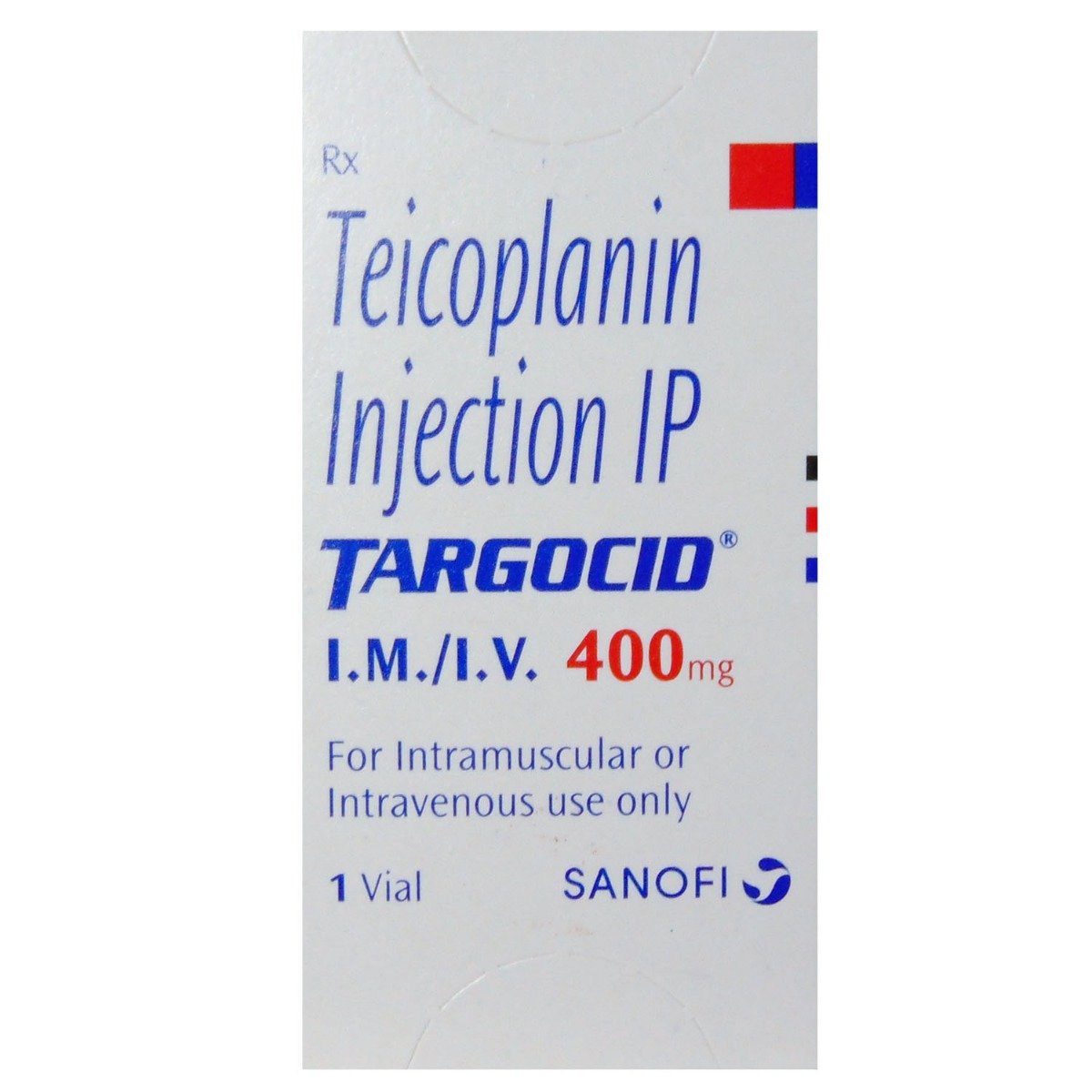 Targocid 400 mg Injection, Pack of 1 INJECTION Targocid 400 mg Injection, Pack of 1 INJECTION