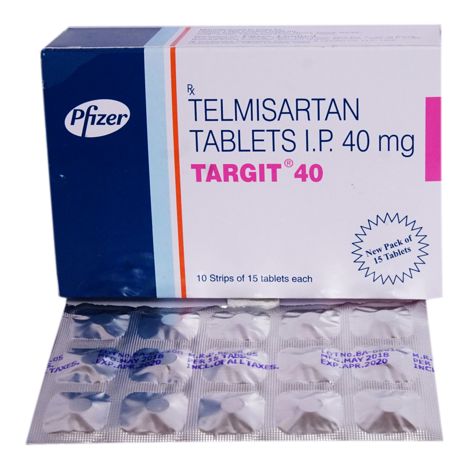 Targit 40 Tablet 15's, Pack of 15 TABLETS Targit 40 Tablet 15's, Pack of 15 TABLETS