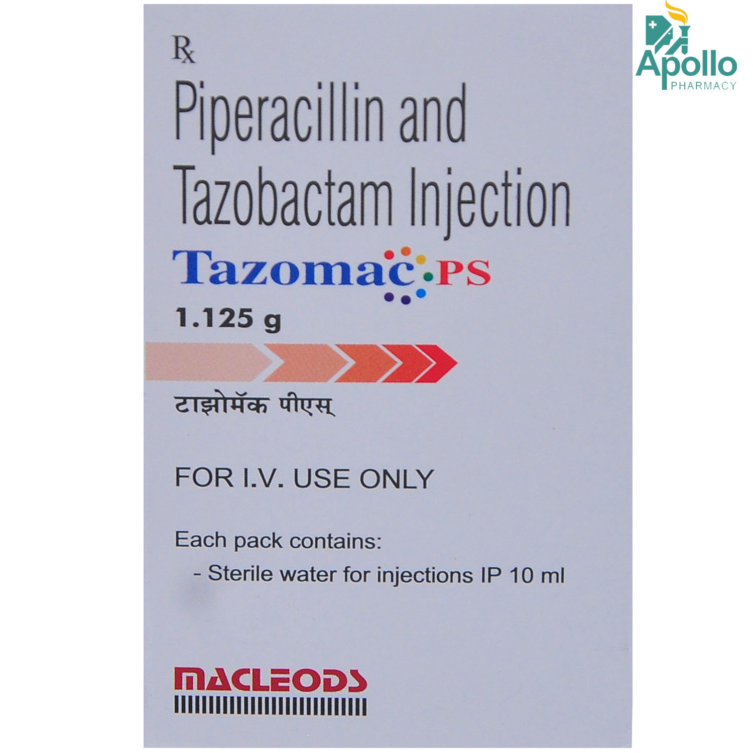 TAZOMAC PS INJECTION 1.125GM, Pack of 1 INJECTION TAZOMAC PS INJECTION 1.125GM, Pack of 1 INJECTION