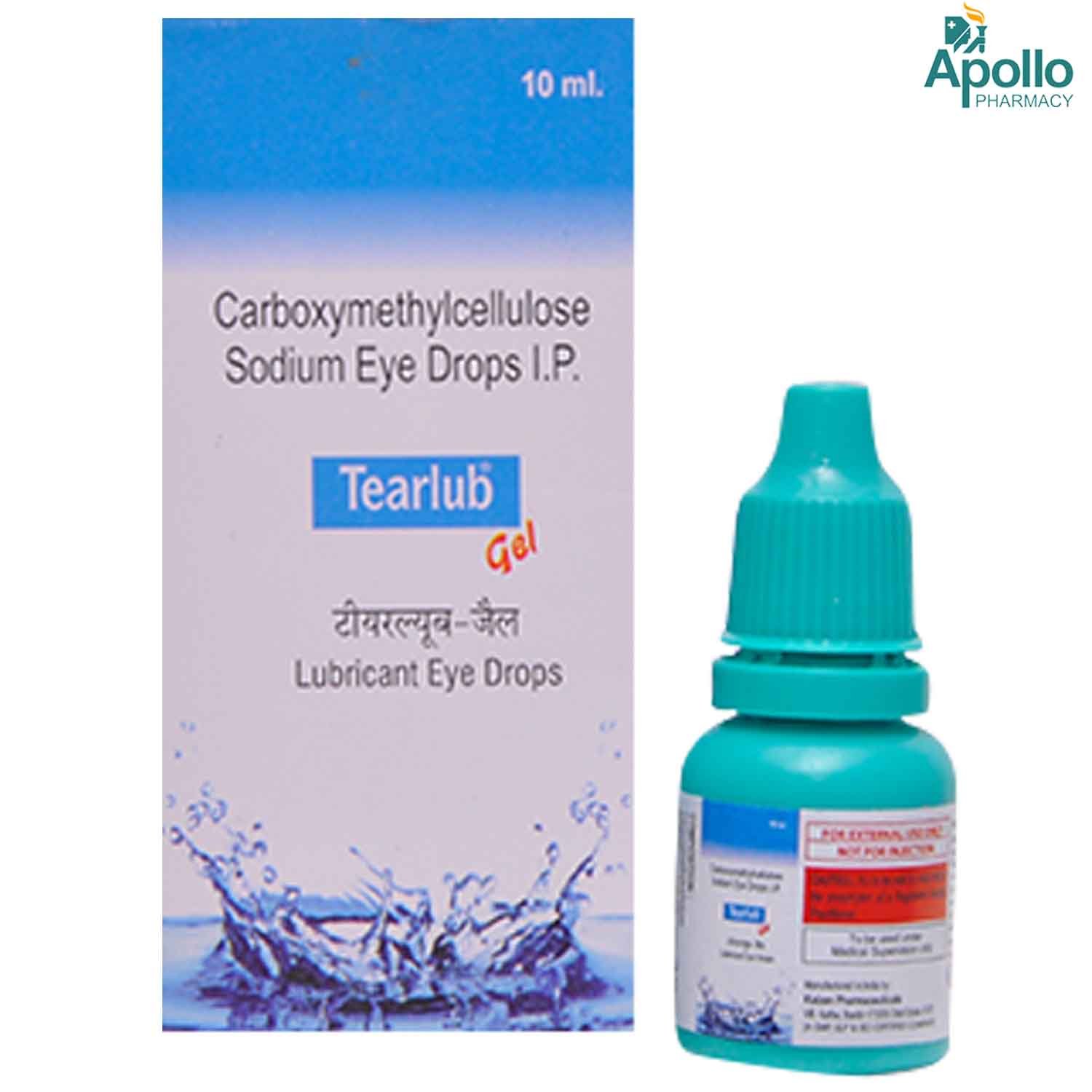 Tearlub Gel Eye Drops 10 ml, Pack of 1 EYE DROPS Tearlub Gel Eye Drops 10 ml, Pack of 1 EYE DROPS