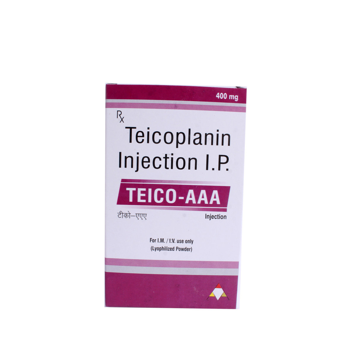 Teico-Aaa 400 mg Injection 1's, Pack of 1 INJECTION Teico-Aaa 400 mg Injection 1's, Pack of 1 INJECTION