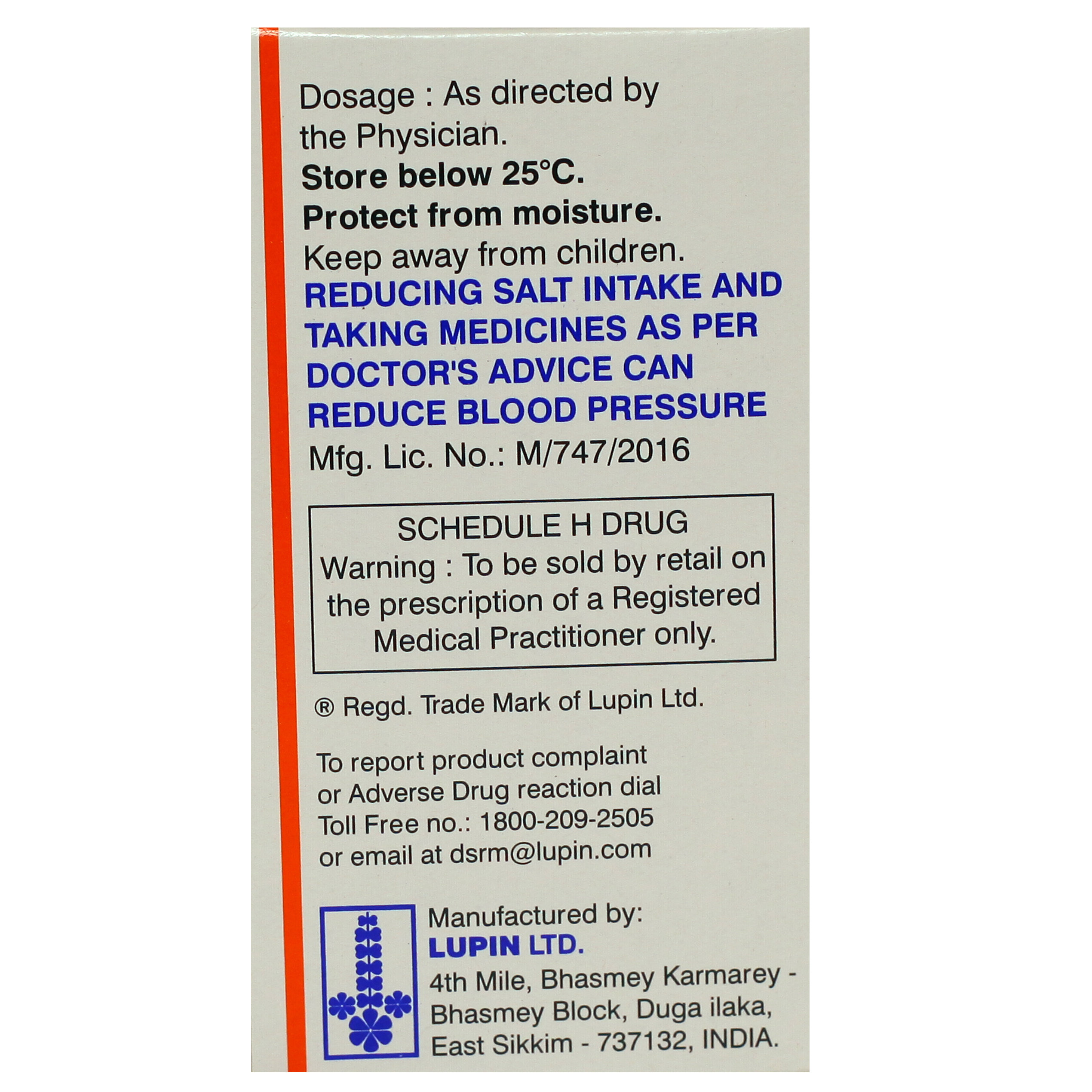 Telista 80 Tablet 15's, Pack of 15 TABLETS Telista 80 Tablet 15's, Pack of 15 TABLETS