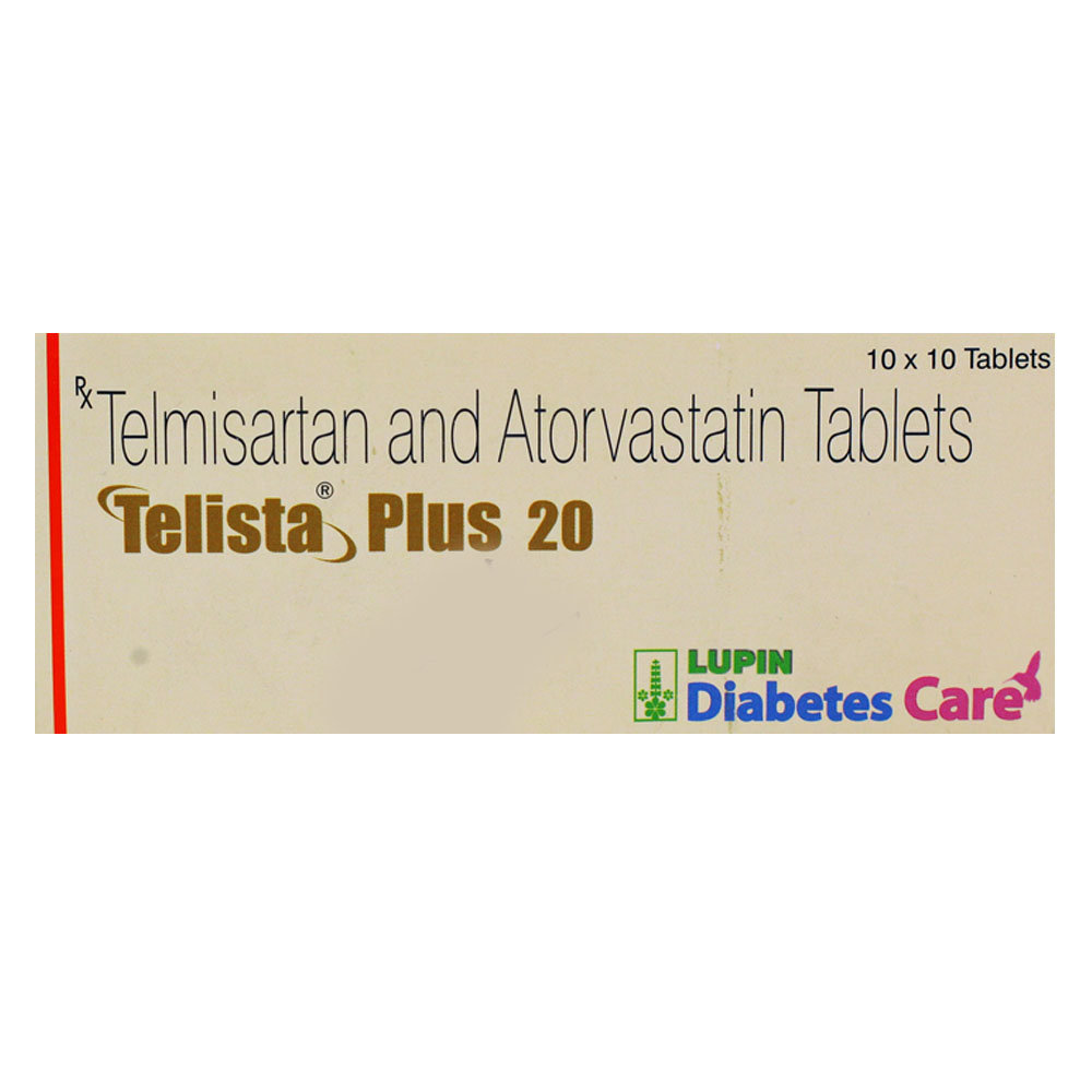 Telista Plus 20 Tablet 10's, Pack of 10 Telista Plus 20 Tablet 10's, Pack of 10