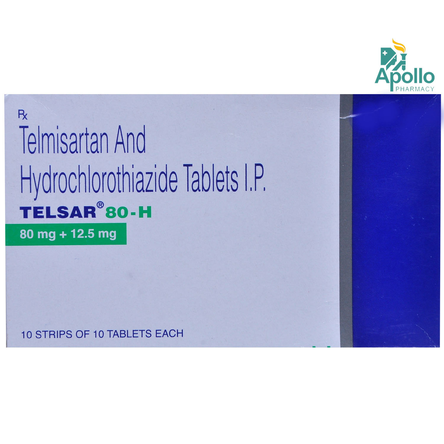 Telsar 80-H Tablet 10's, Pack of 10 Telsar 80-H Tablet 10's, Pack of 10