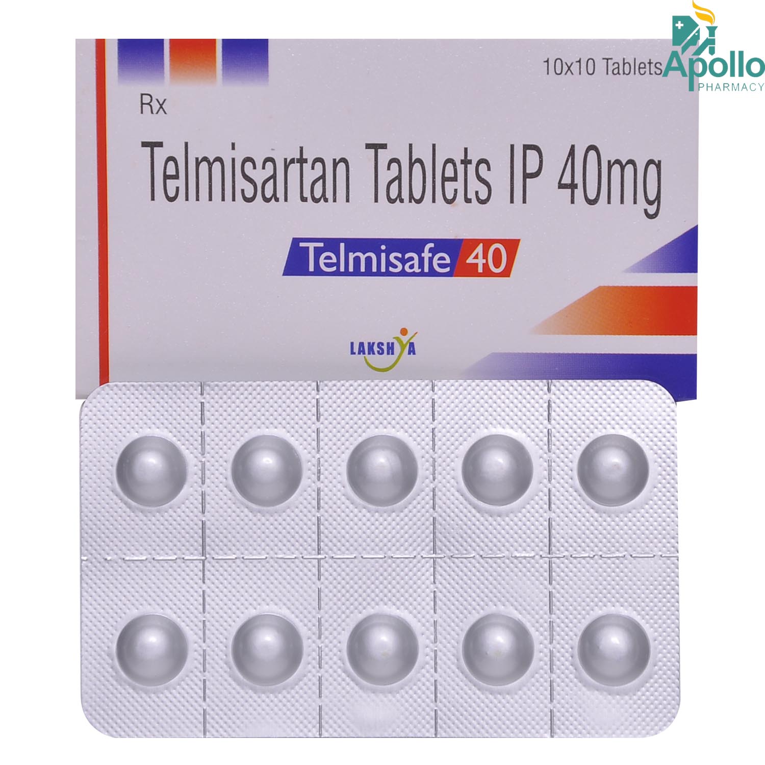 Telmisafe 40 Tablet 10's, Pack of 10 TABLETS Telmisafe 40 Tablet 10's, Pack of 10 TABLETS