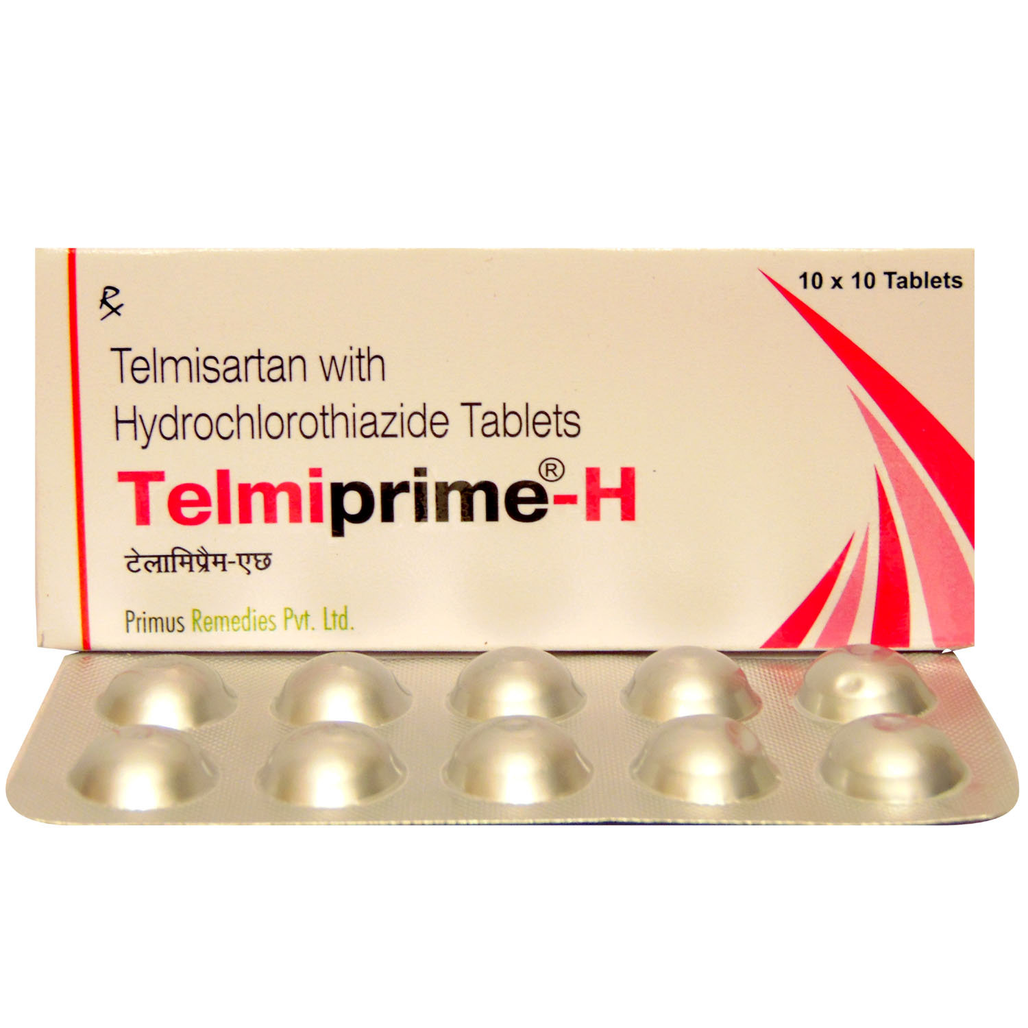 Telmiprime-H Tablet 10's, Pack of 10 Telmiprime-H Tablet 10's, Pack of 10