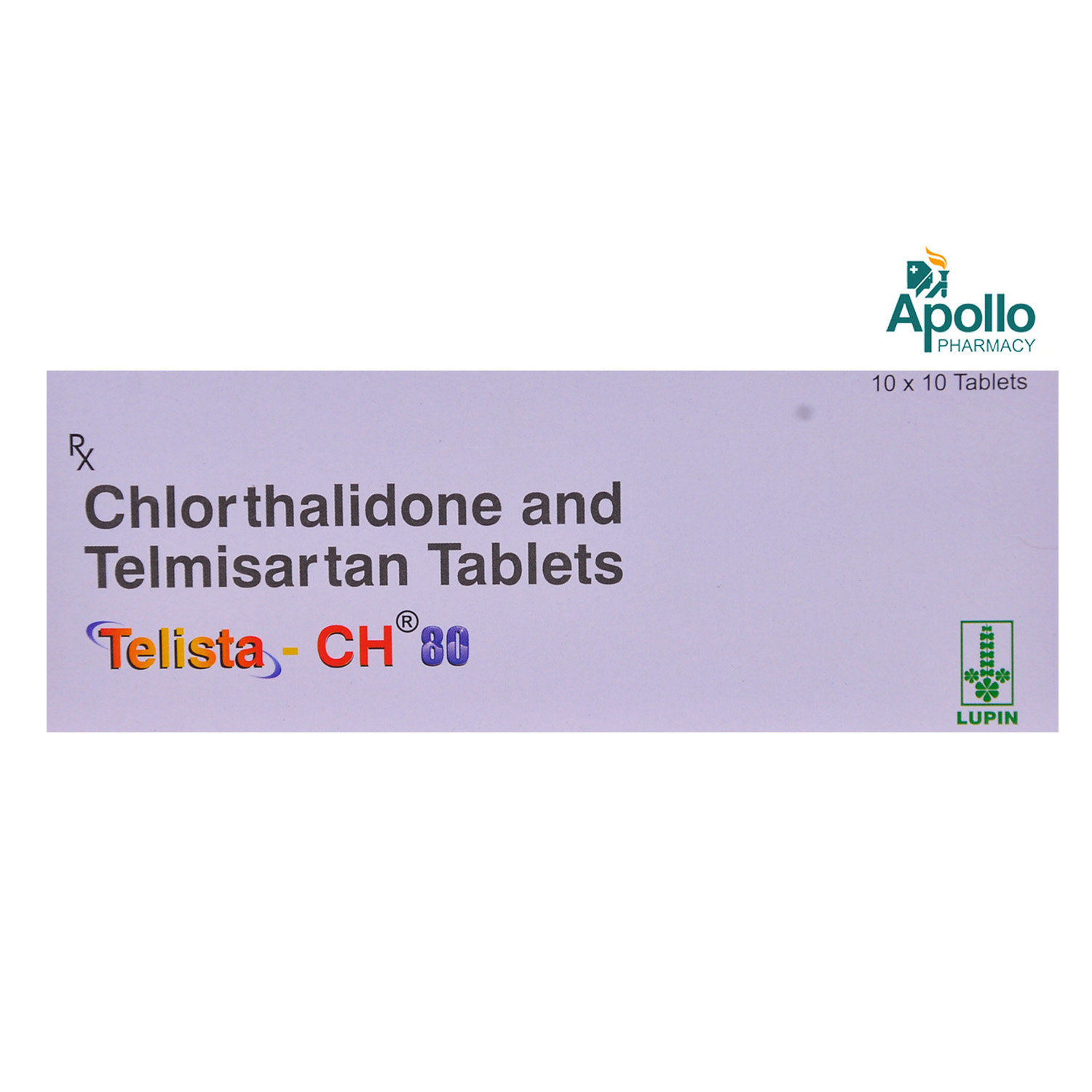 Telista CH 80 Tablet 10's, Pack of 10 Telista CH 80 Tablet 10's, Pack of 10