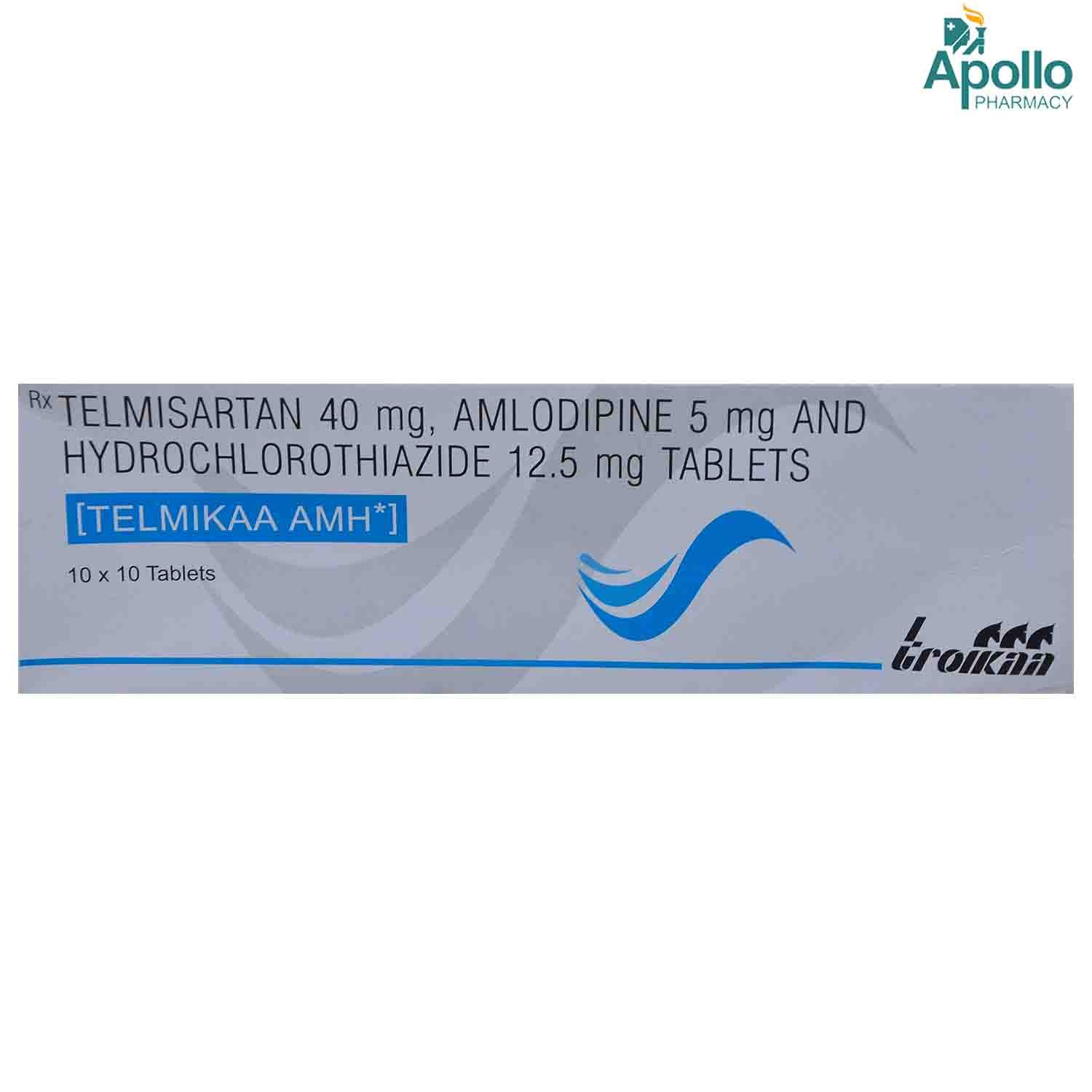 Telmikaa AMH Tablet 10's, Pack of 10 Telmikaa AMH Tablet 10's, Pack of 10