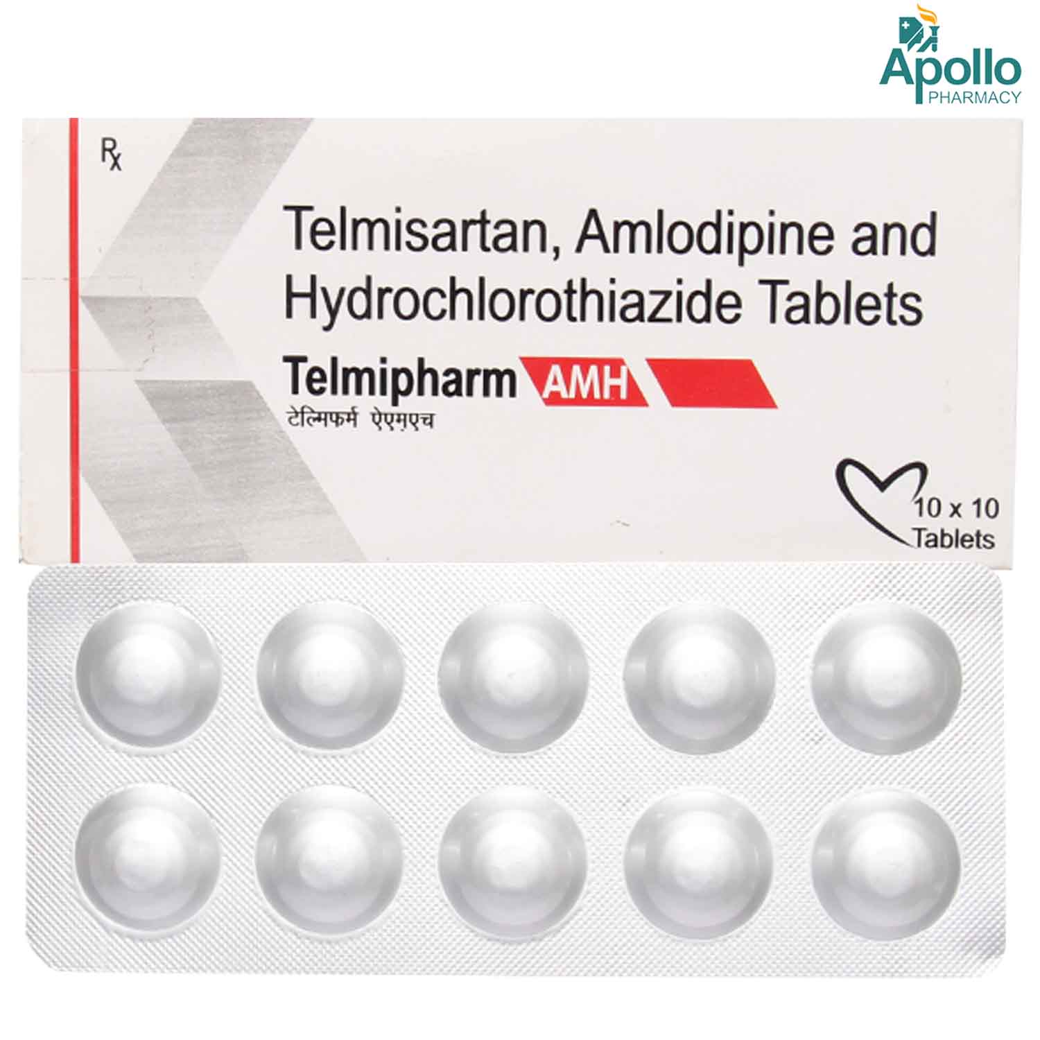 Telmipharm AMH Tablet 10's, Pack of 10 Telmipharm AMH Tablet 10's, Pack of 10