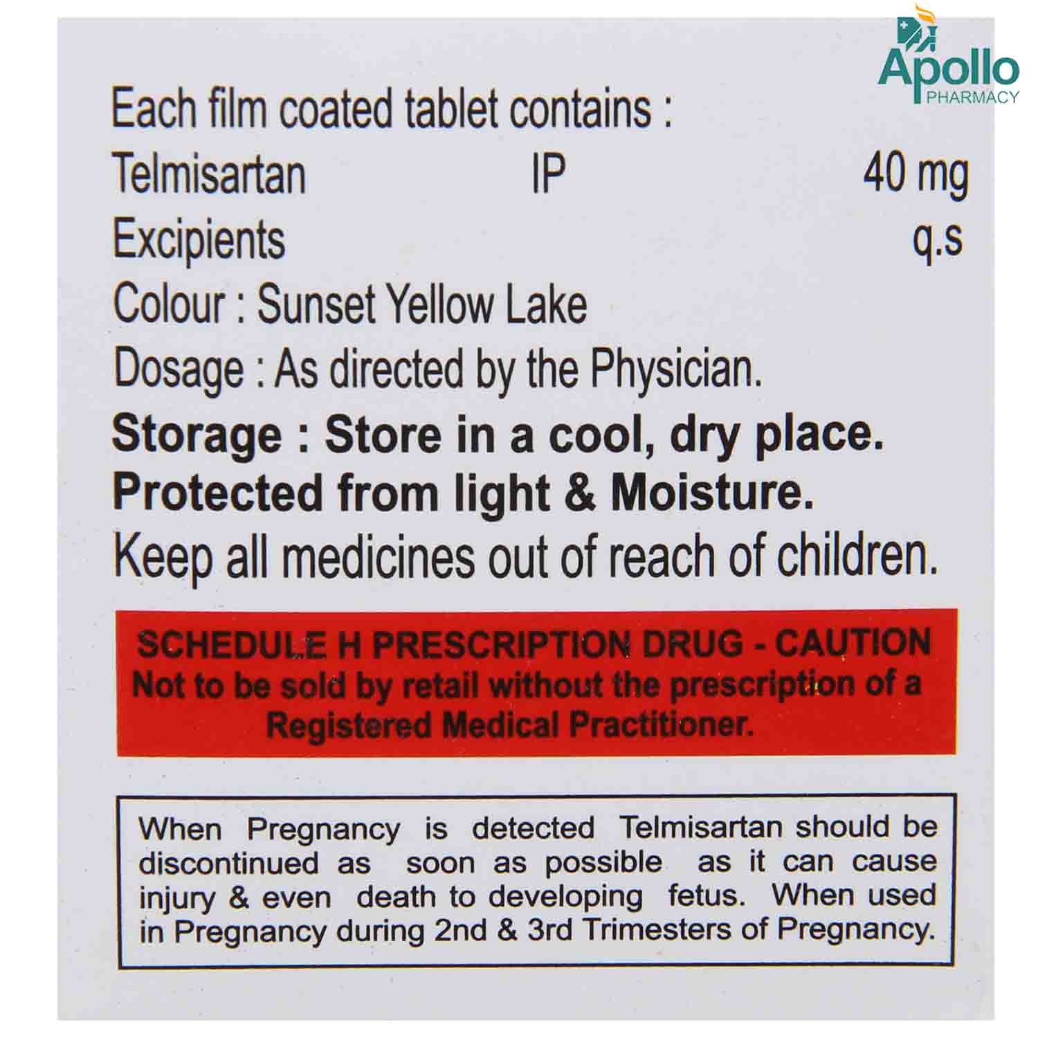 Teledoc 40 mg Tablet 10's, Pack of 10 TABLETS Teledoc 40 mg Tablet 10's, Pack of 10 TABLETS
