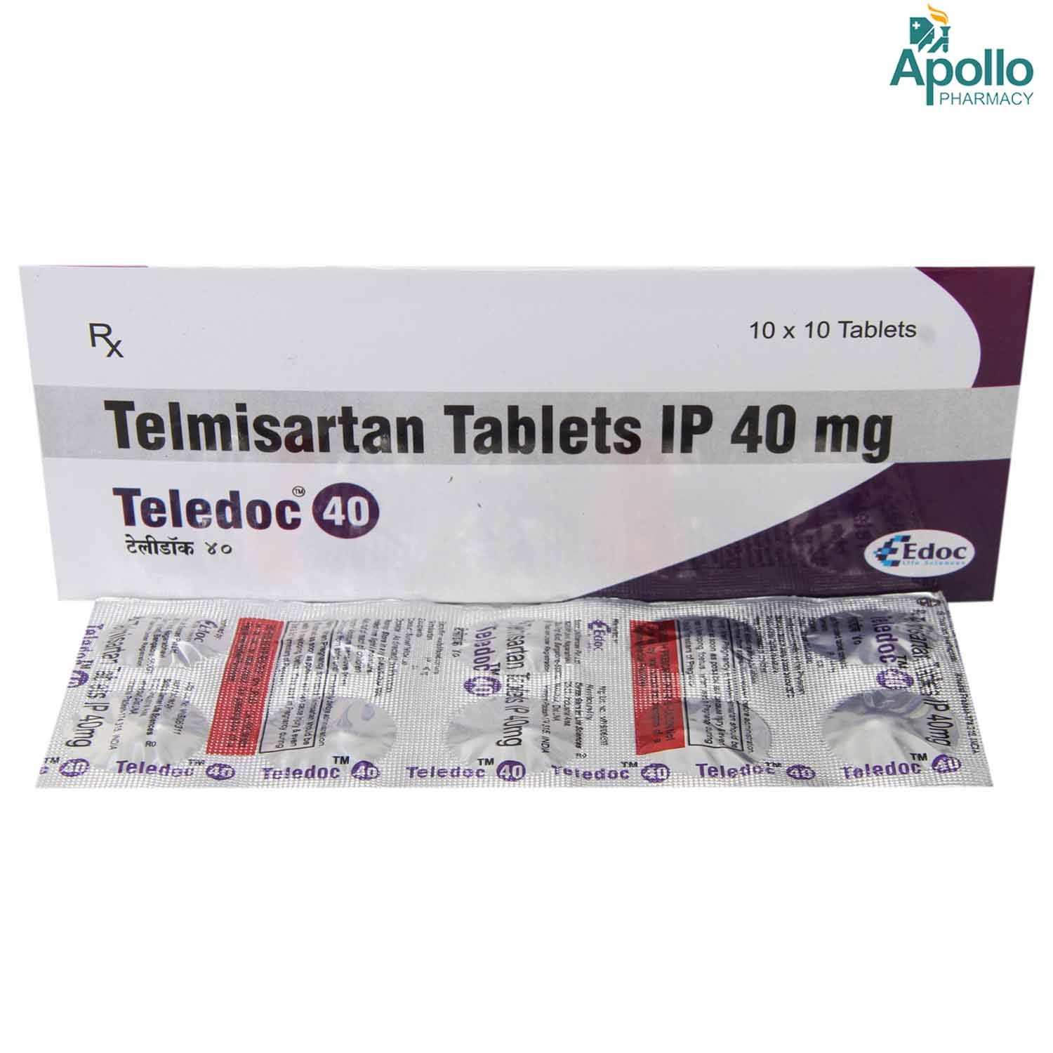 Teledoc 40 mg Tablet 10's, Pack of 10 TABLETS Teledoc 40 mg Tablet 10's, Pack of 10 TABLETS