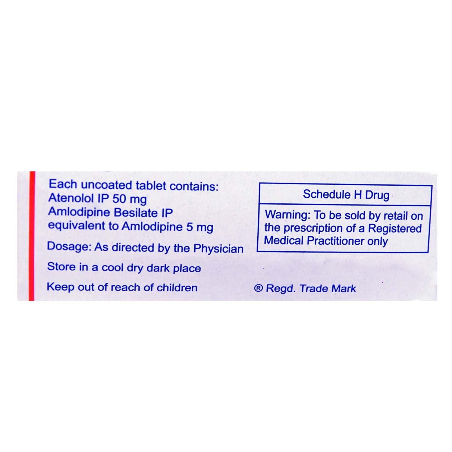 Tenocheck Tablet 10's, Pack of 10 TABLETS Tenocheck Tablet 10's, Pack of 10 TABLETS