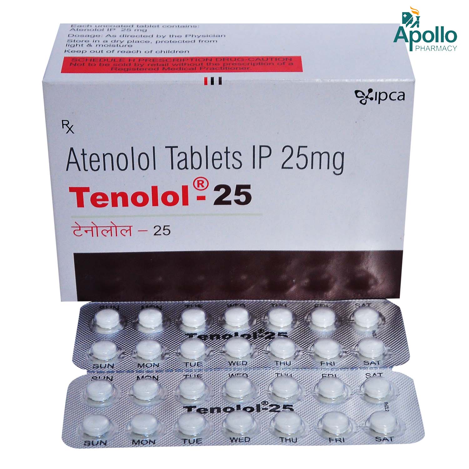 Tenolol-25 Tablet 14's, Pack of 14 TABLETS Tenolol-25 Tablet 14's, Pack of 14 TABLETS