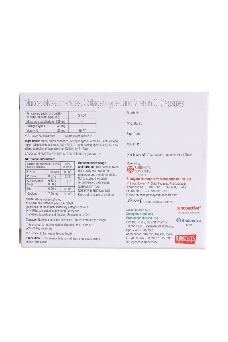 Tendowell Capsule 10's, Pack of 10 Tendowell Capsule 10's, Pack of 10