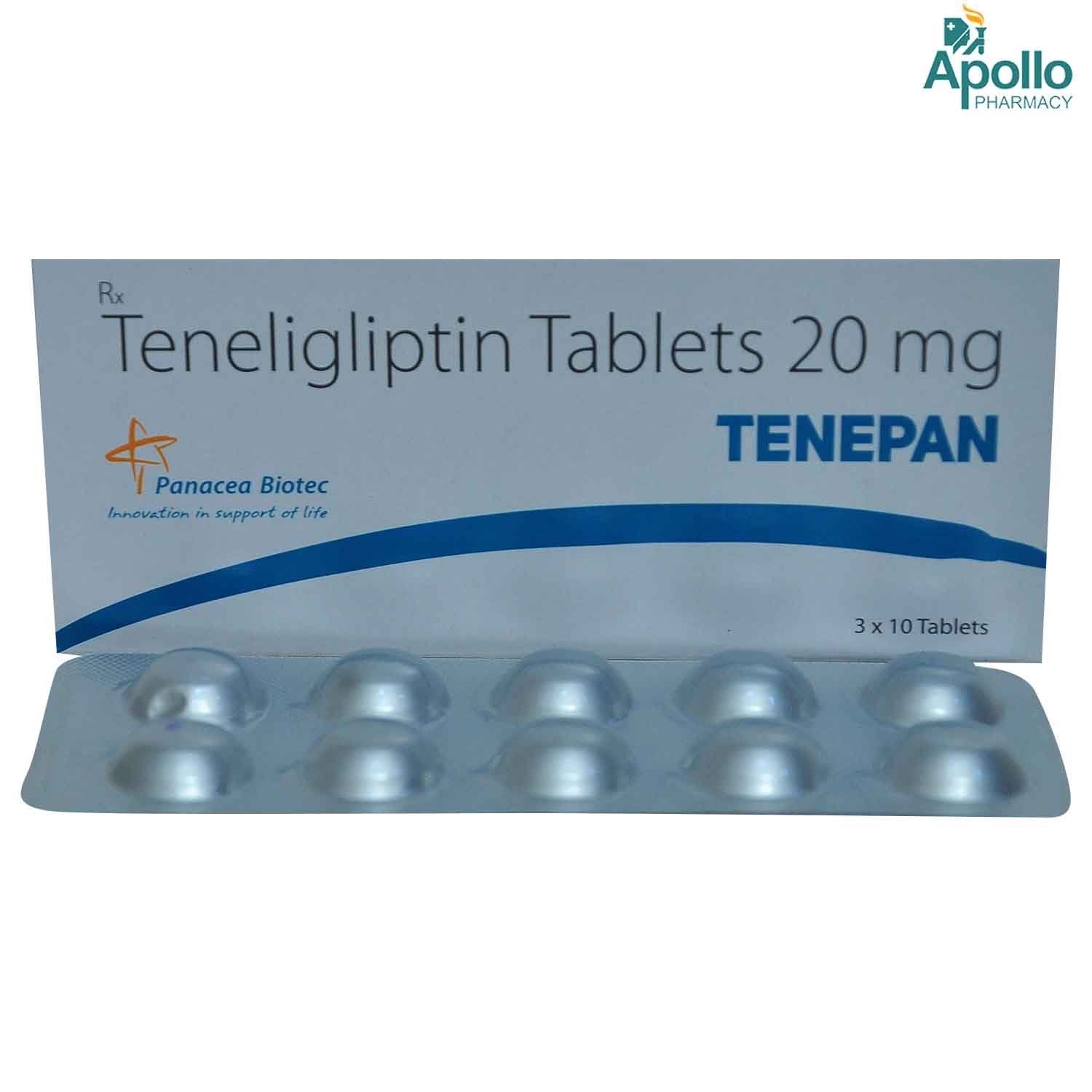 TENEPAN 20 TABLET 10'S, Pack of 10 TabletS TENEPAN 20 TABLET 10'S, Pack of 10 TabletS