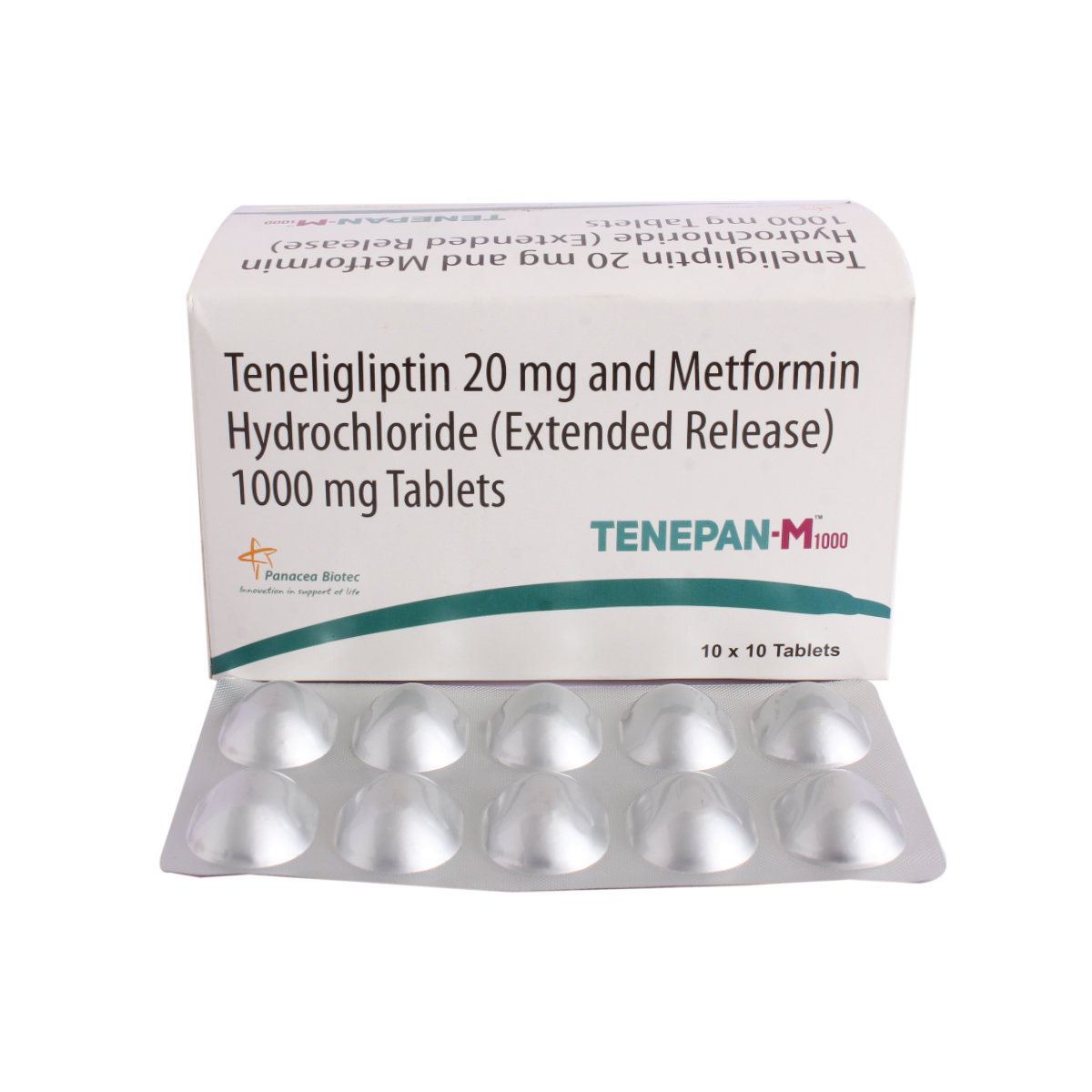 Tenepan-M 1000 Tablet 10's, Pack of 10 TabletS Tenepan-M 1000 Tablet 10's, Pack of 10 TabletS